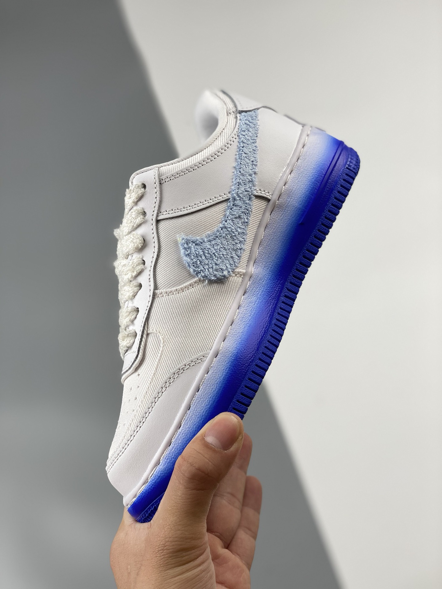 Nike Air Force 1 Low Shadow ‘Chenille’ White/Blue Tint/Pink Spell For Sale