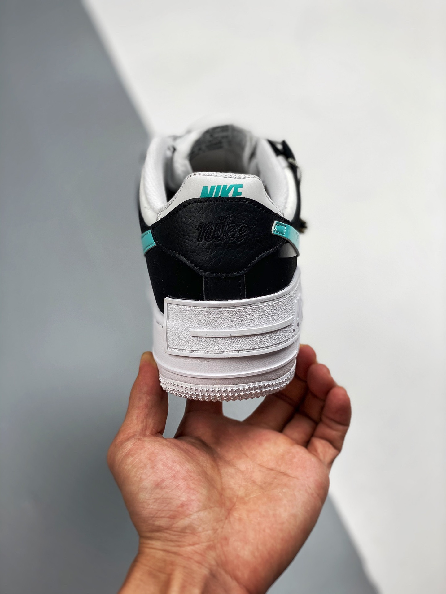 Nike Air Force 1 Low Shadow “Diamond” White Black Teal For Sale