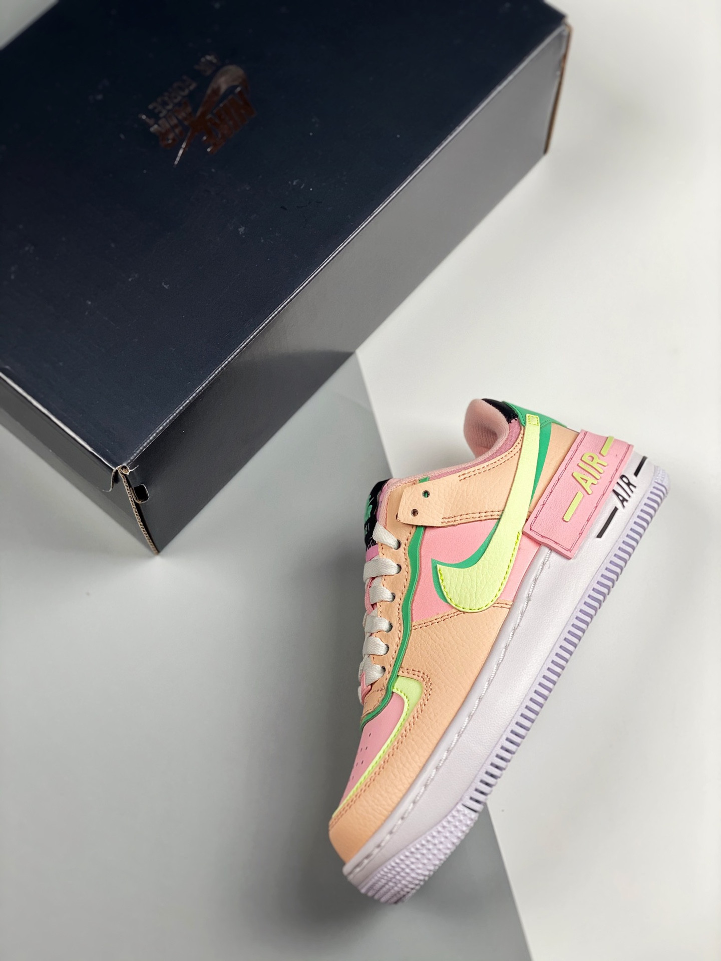 Nike Air Force 1 Low Shadow Arctic Punch/Barely Volt-Crimson Tint For Sale