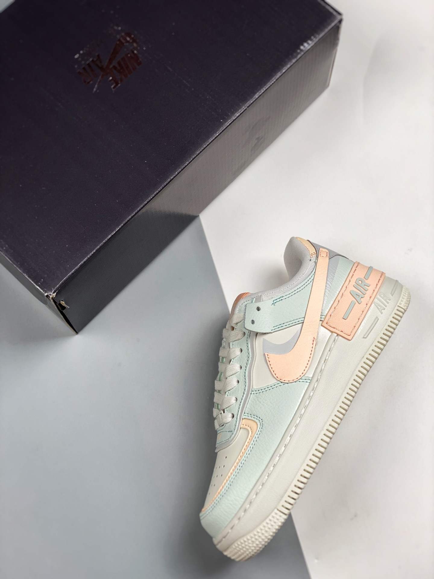 Nike Air Force 1 Low Shadow Barely Green Crimson Tint For Sale