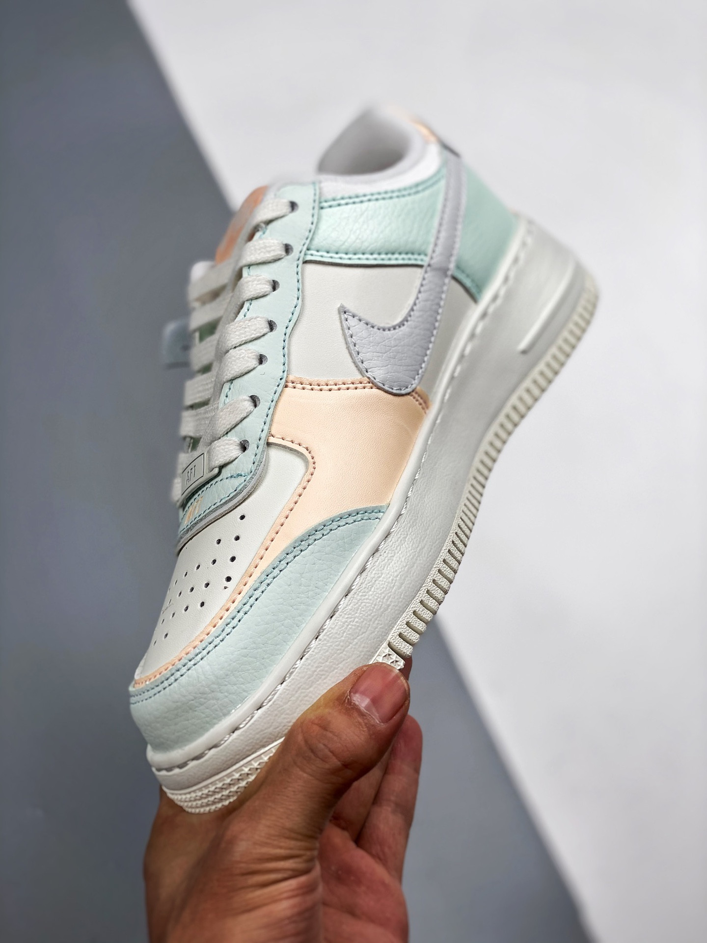 Nike Air Force 1 Low Shadow Barely Green Crimson Tint For Sale