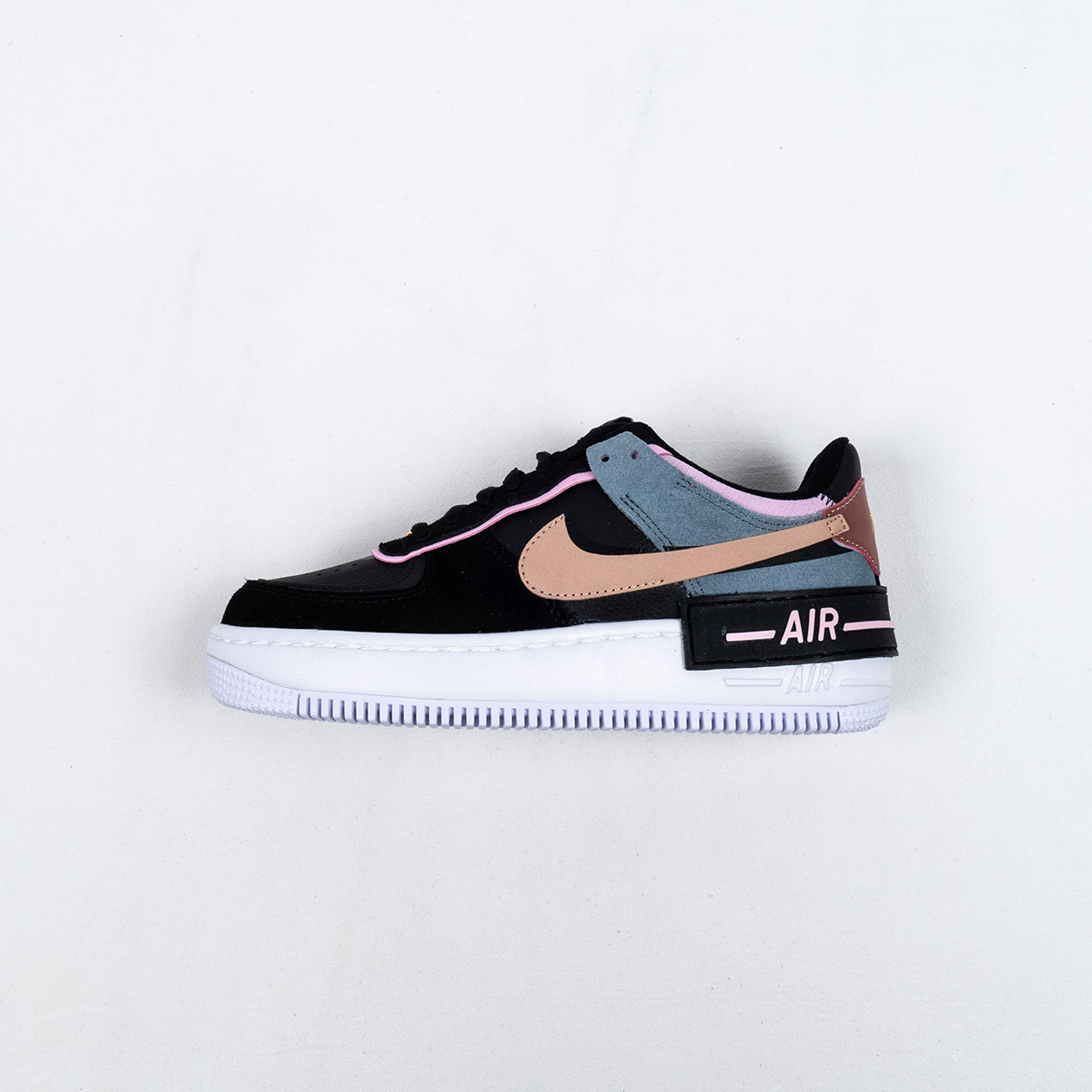 Nike Air Force 1 Low Shadow Black Metallic Red Bronze For Sale