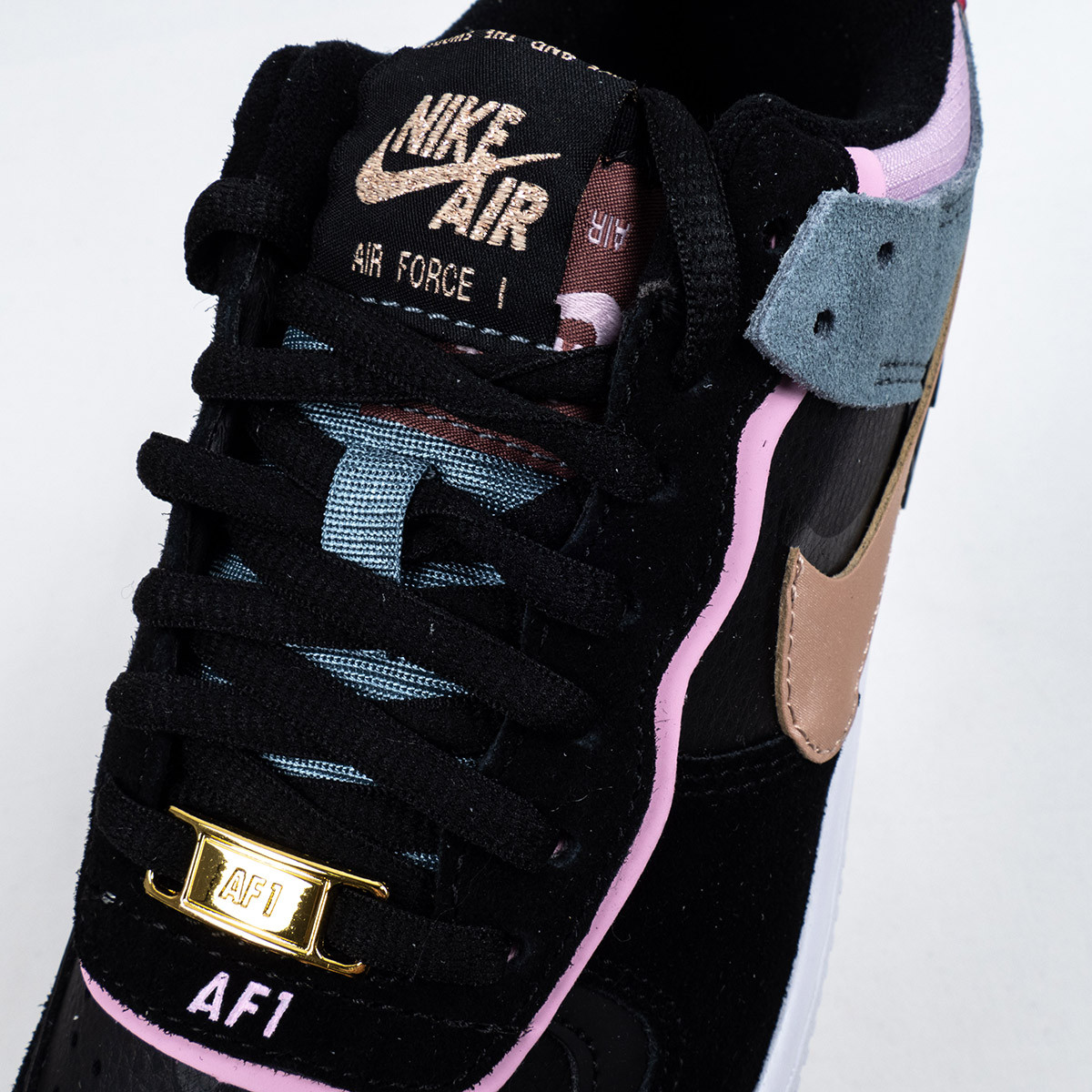 Nike Air Force 1 Low Shadow Black Metallic Red Bronze For Sale