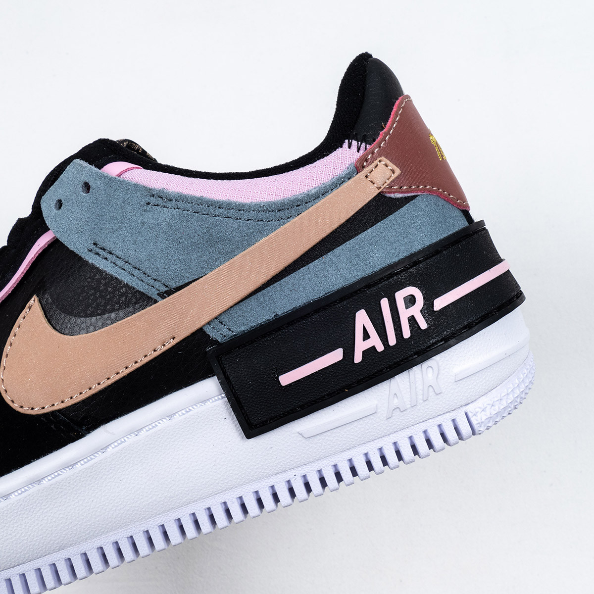 Nike Air Force 1 Low Shadow Black Metallic Red Bronze For Sale