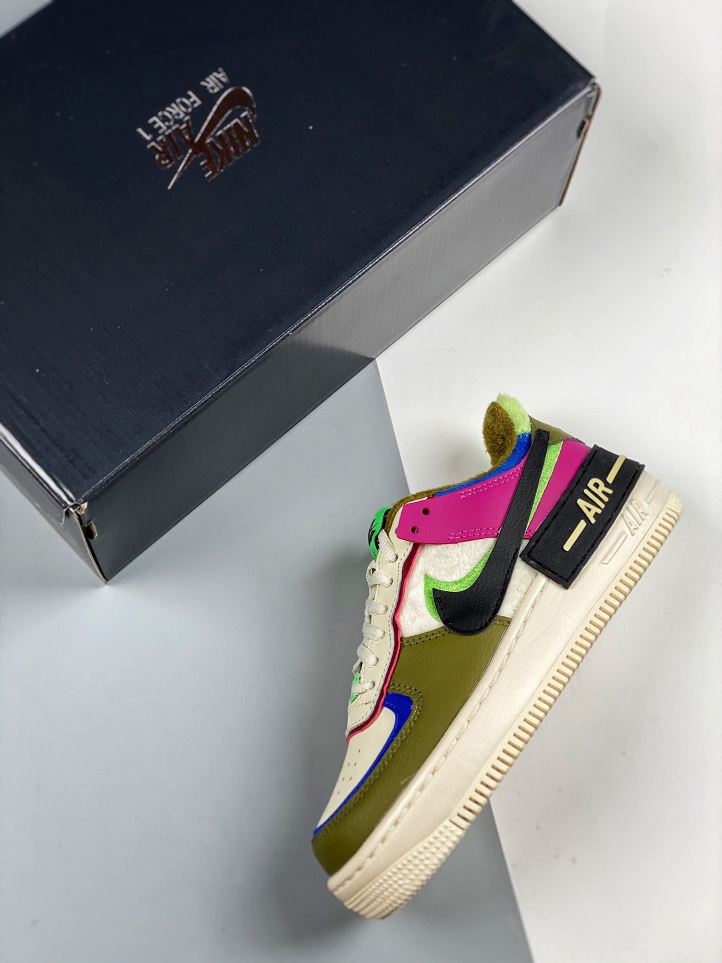 Nike Air Force 1 Low Shadow Cactus Flower Olive Flak For Sale