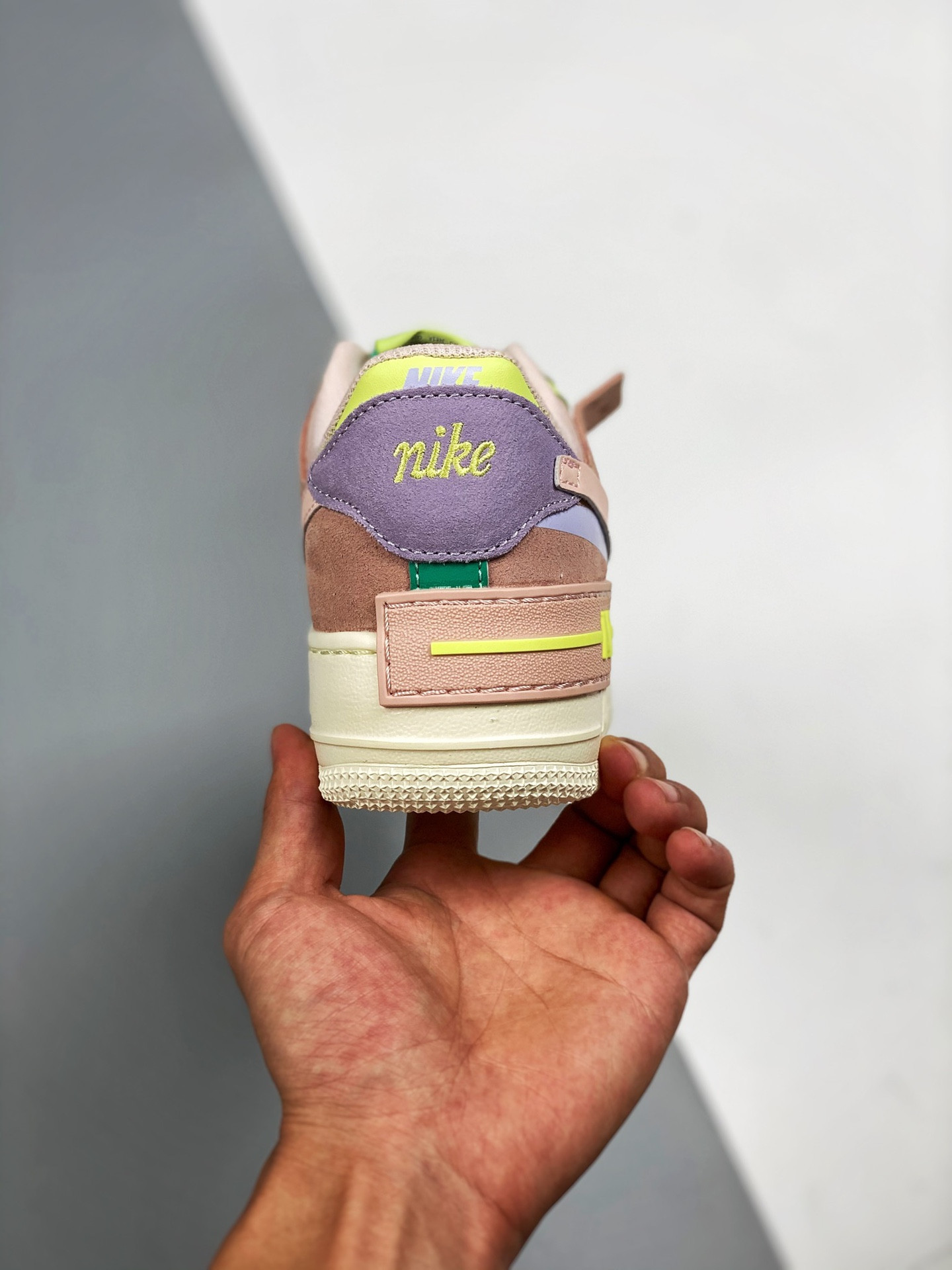 Nike Air Force 1 Low Shadow Cashmere/Pale Coral-Pure Violet For Sale