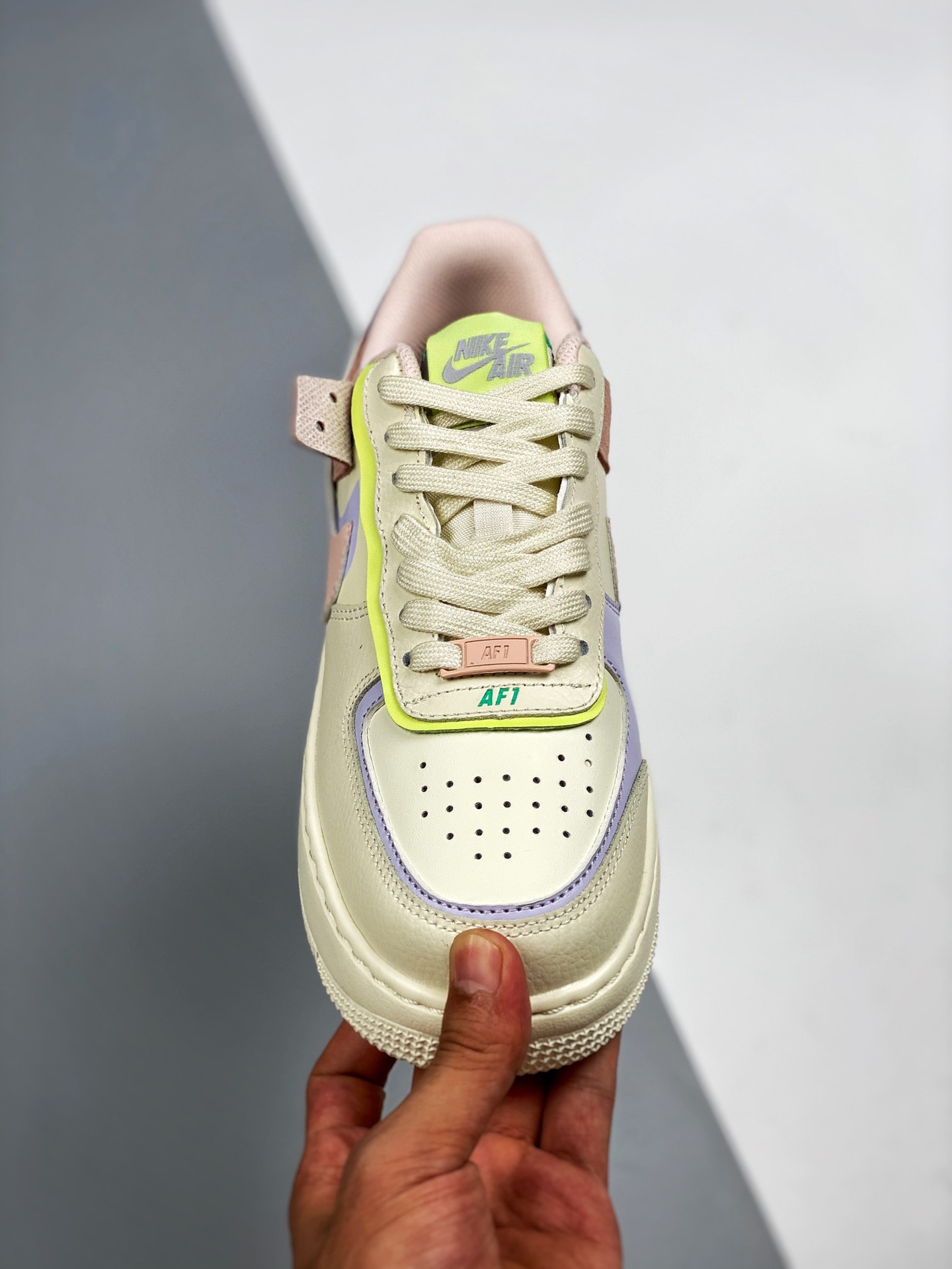 Nike Air Force 1 Low Shadow Cashmere/Pale Coral-Pure Violet For Sale