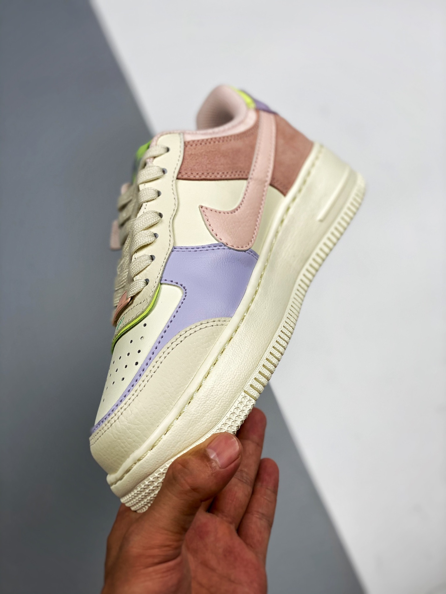 Nike Air Force 1 Low Shadow Cashmere/Pale Coral-Pure Violet For Sale