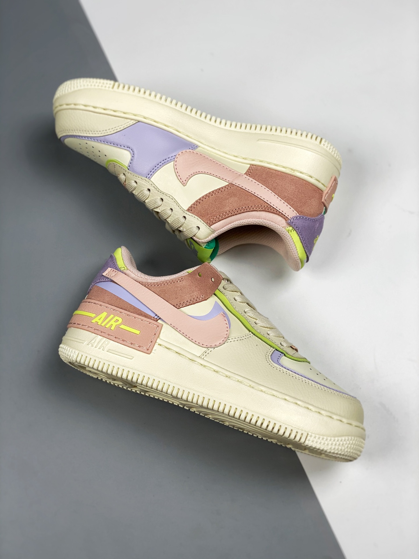 Nike Air Force 1 Low Shadow Cashmere/Pale Coral-Pure Violet For Sale
