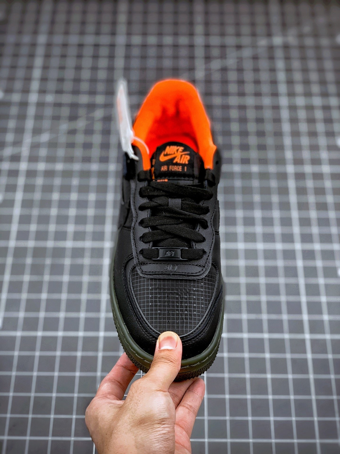 Nike Air Force 1 Low Shadow Halloween Black Orange For Sale