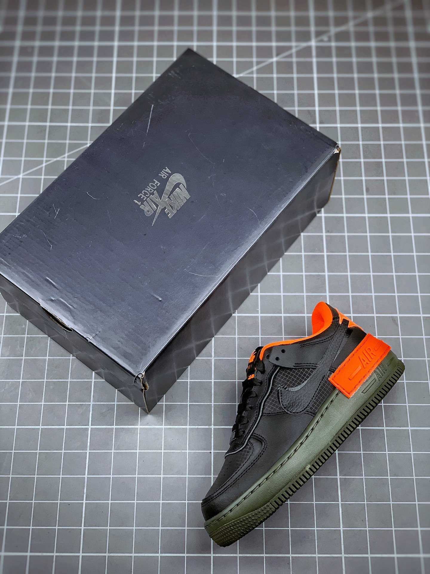 Nike Air Force 1 Low Shadow Halloween Black Orange For Sale