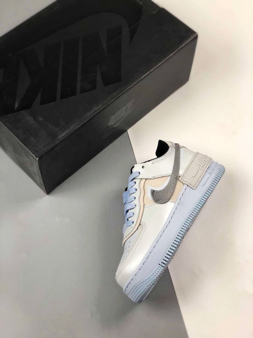 Nike Air Force 1 Low Shadow Hydrogen Blue For Sale