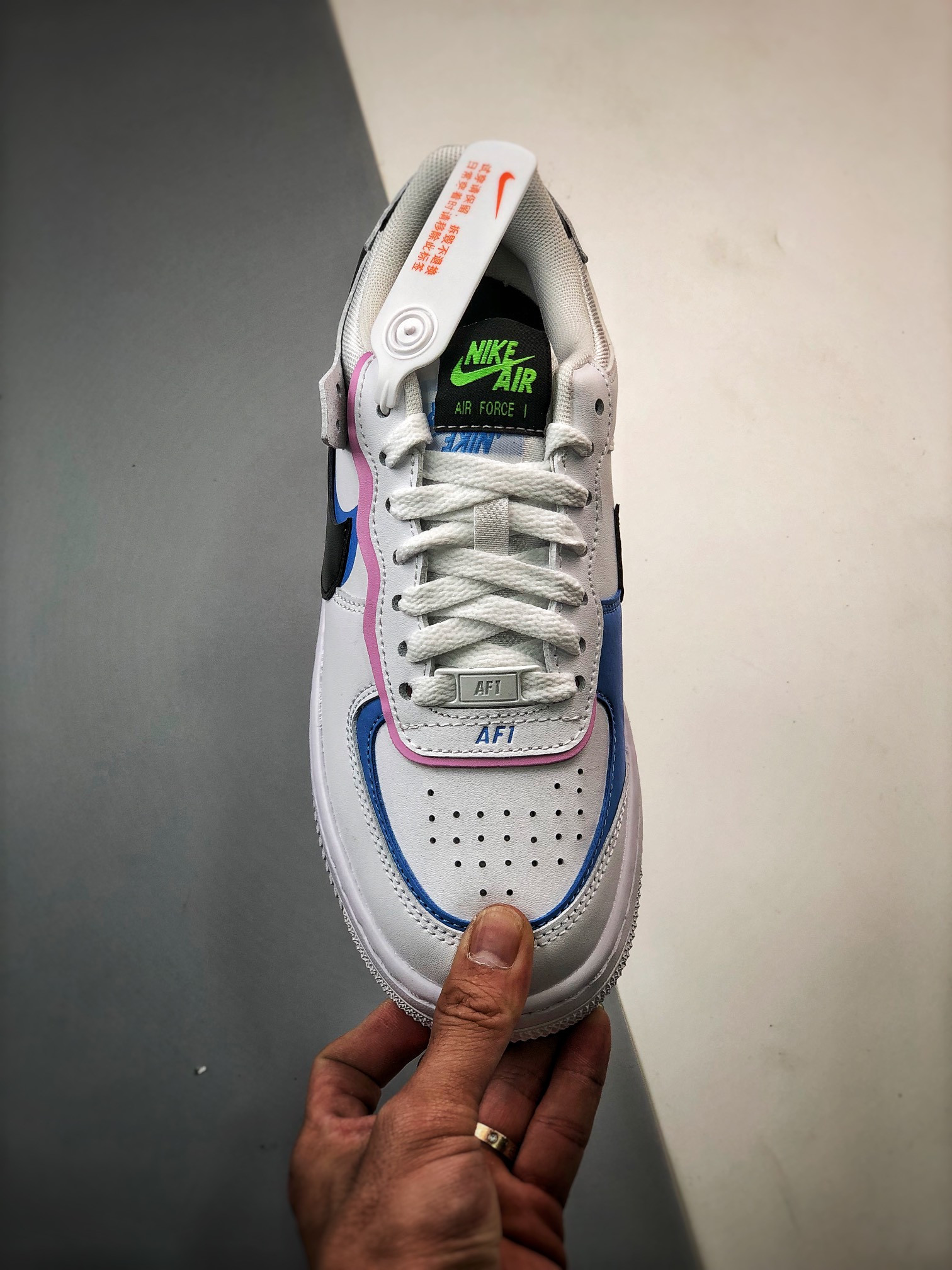 Nike Air Force 1 Low Shadow “Pastel” White Black For Sale