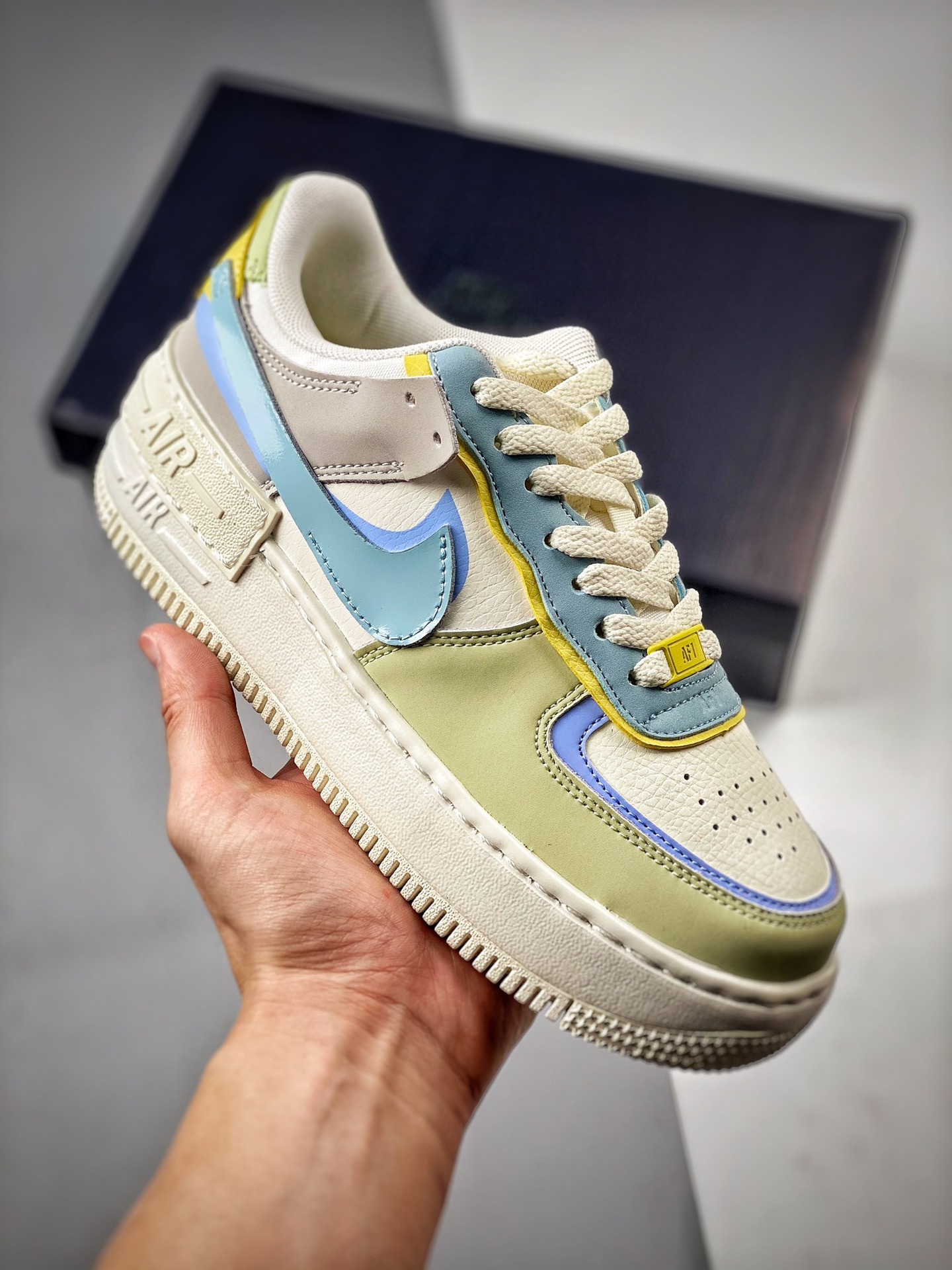 Nike Air Force 1 Low Shadow Sail/Ocean Cube-Light Marine-Olive Aura For Sale
