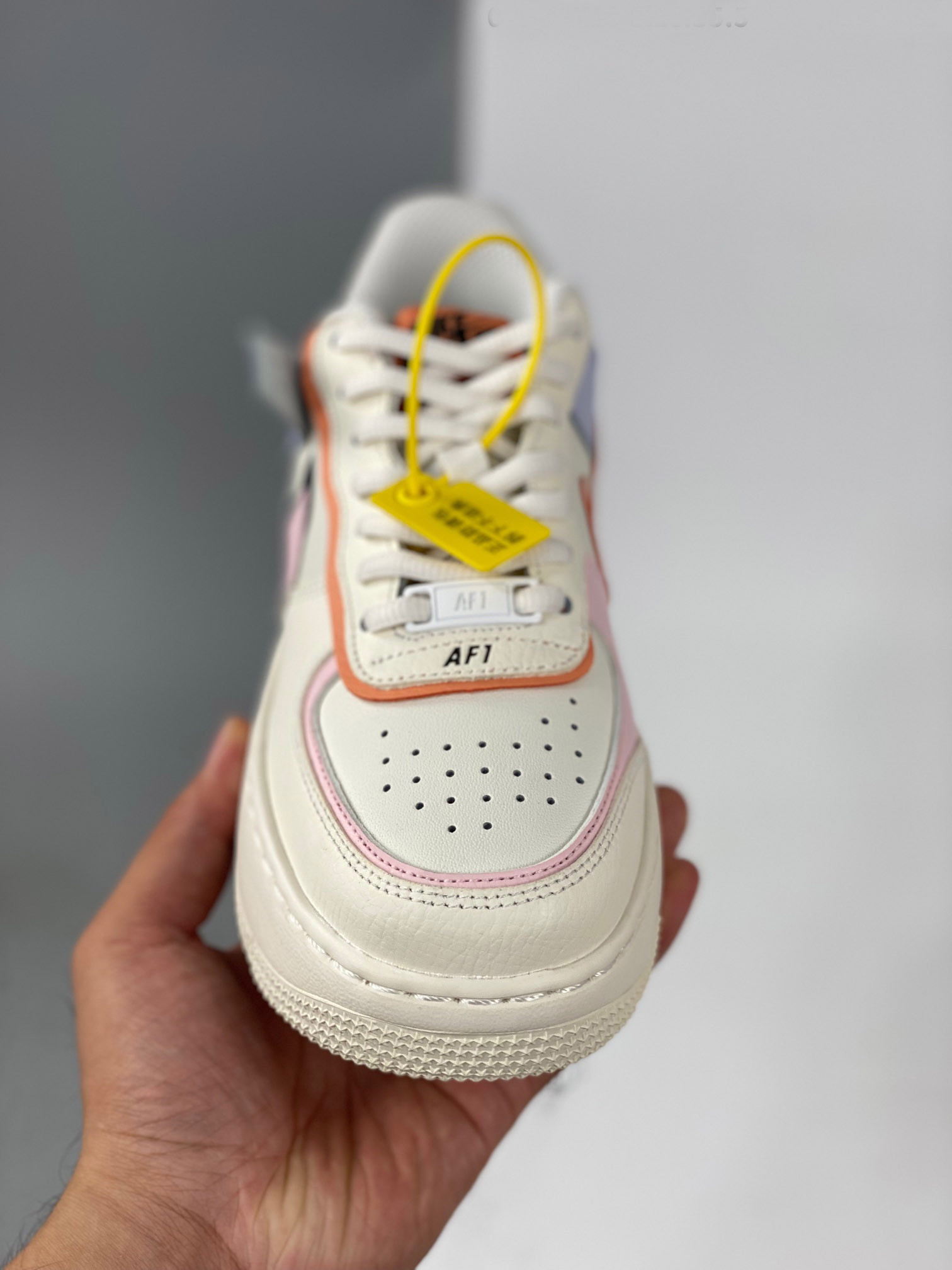 Nike Air Force 1 Low Shadow Sail/Pink Glaze-Orange Chalk For Sale