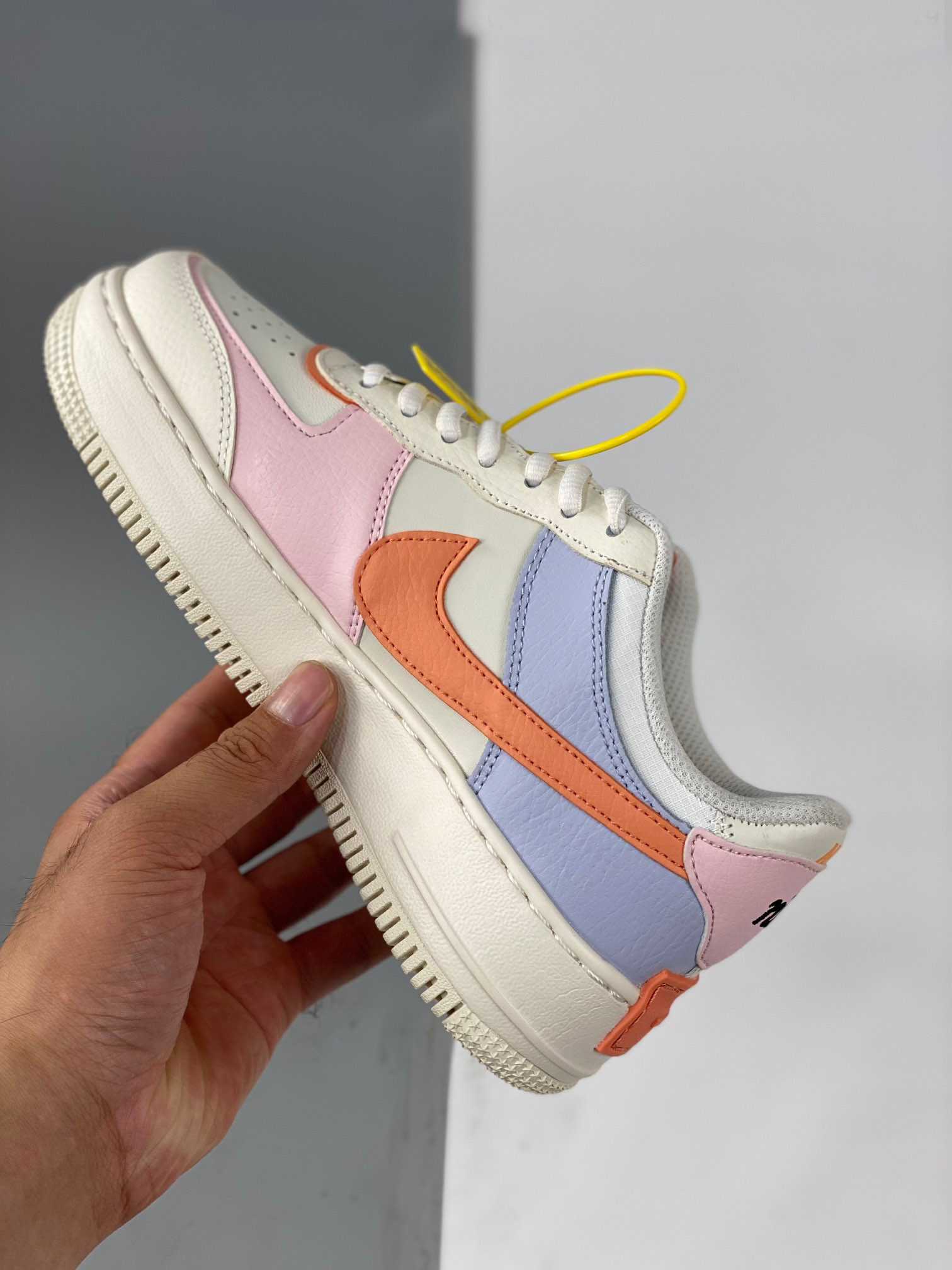 Nike Air Force 1 Low Shadow Sail/Pink Glaze-Orange Chalk For Sale