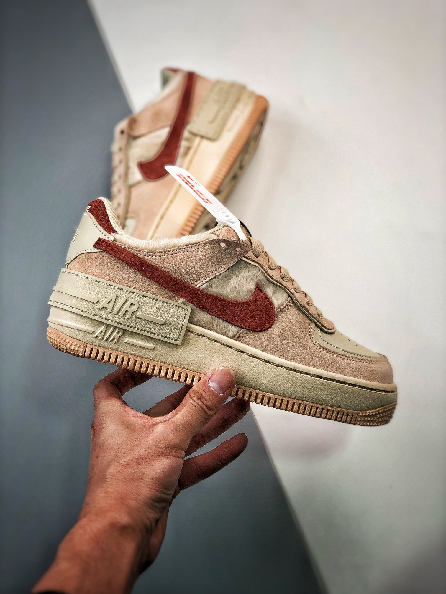 Nike Air Force 1 Low Shadow Shimmer/Sanddrift/Mars Stone For Sale