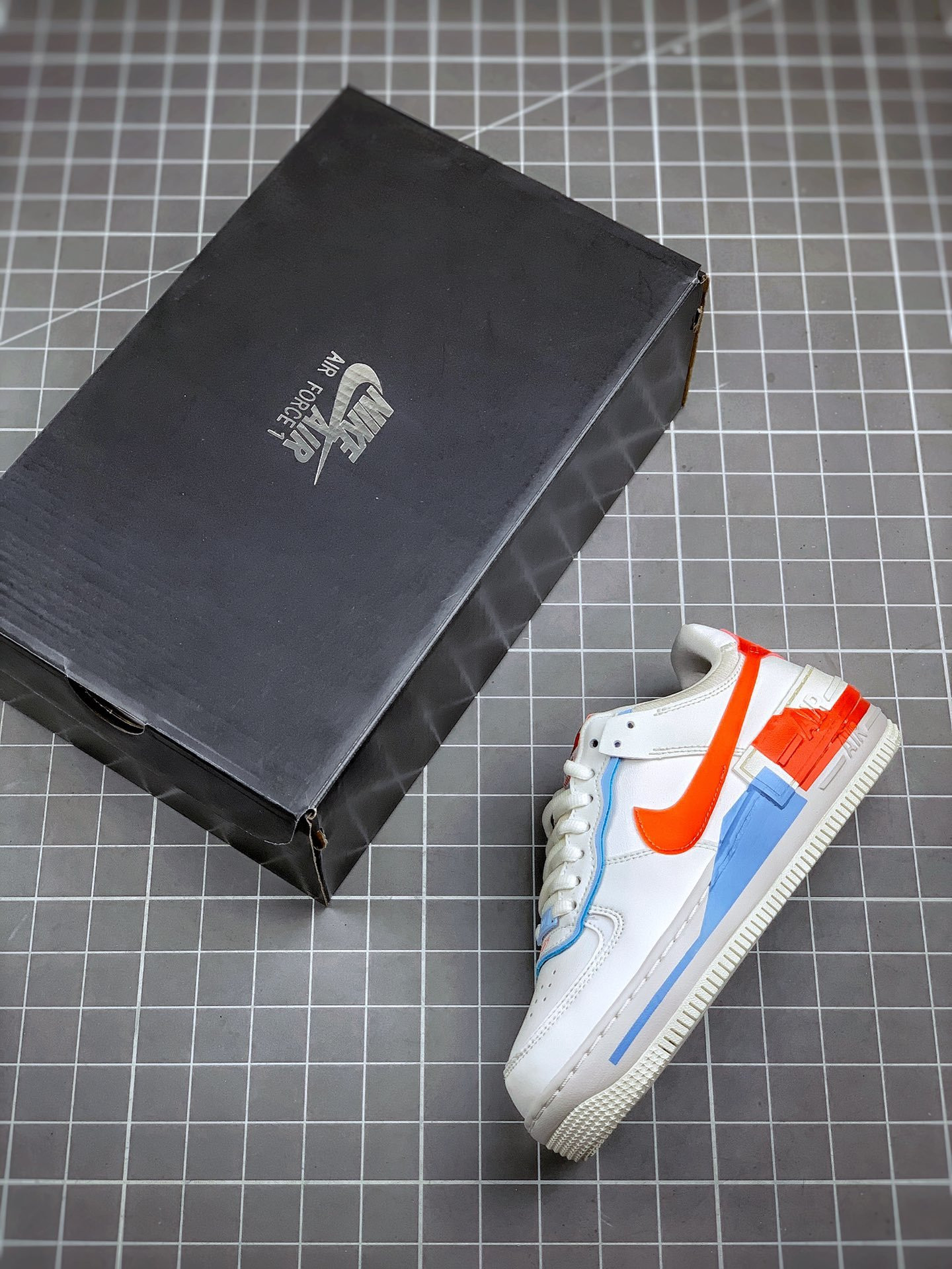 Nike Air Force 1 Low Shadow Team Orange/White For Sale
