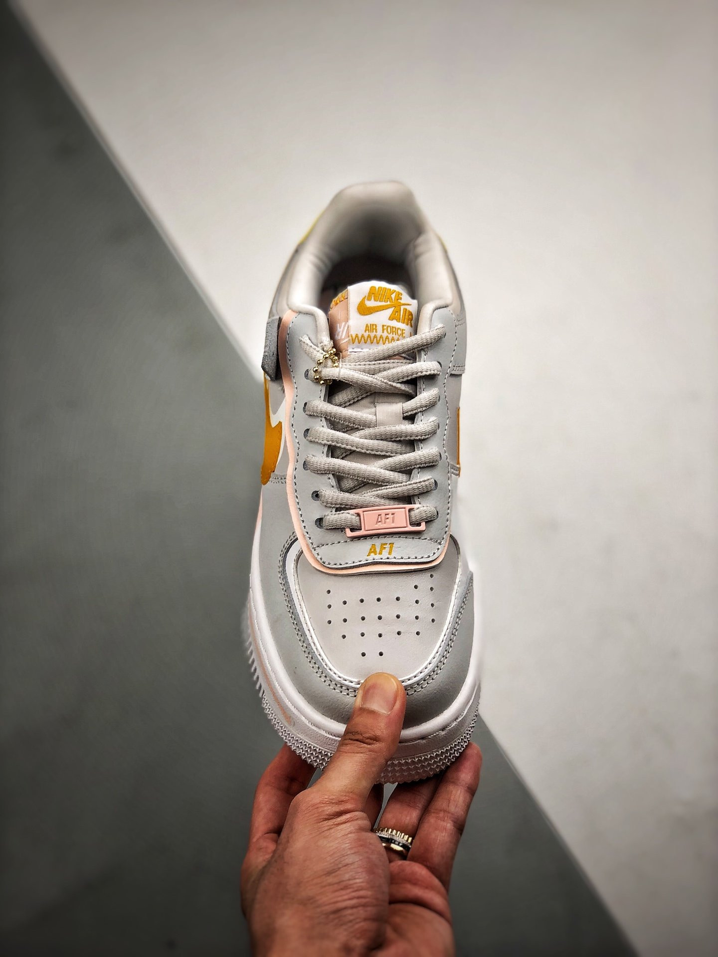 Nike Air Force 1 Low Shadow Vast Grey/Pollen Rise For Sale