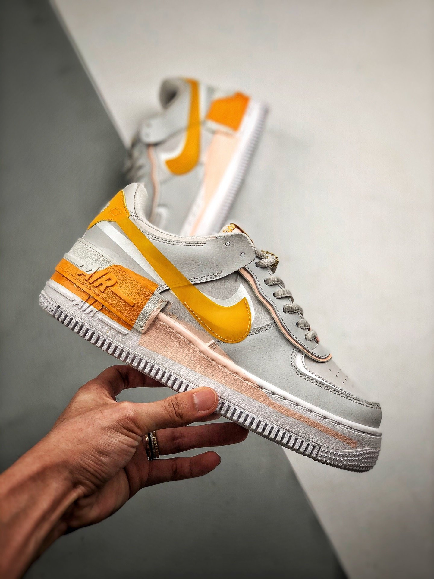 Nike Air Force 1 Low Shadow Vast Grey/Pollen Rise For Sale