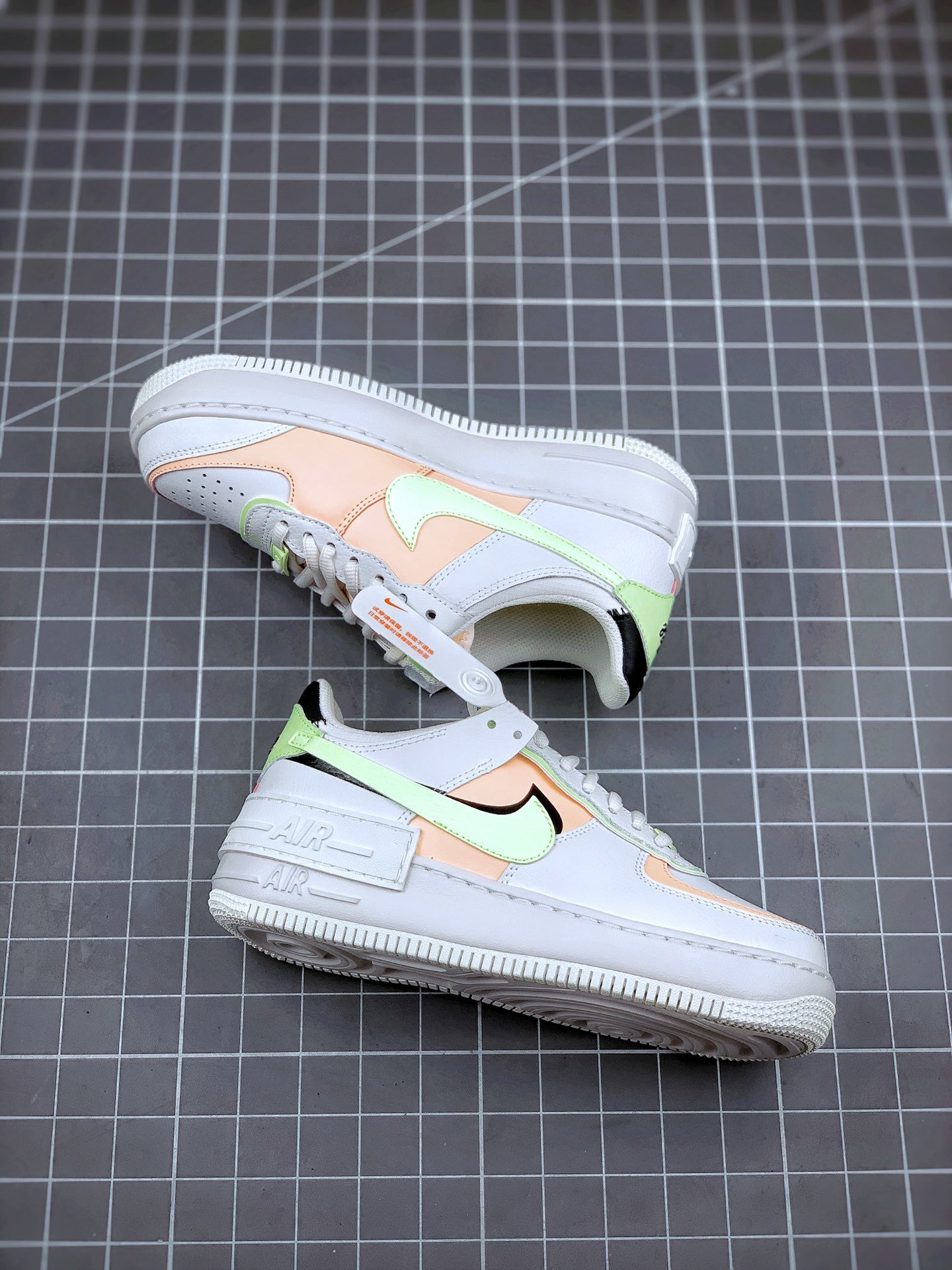Nike Air Force 1 Low Shadow White Barely Volt Crimson Tint For Sale