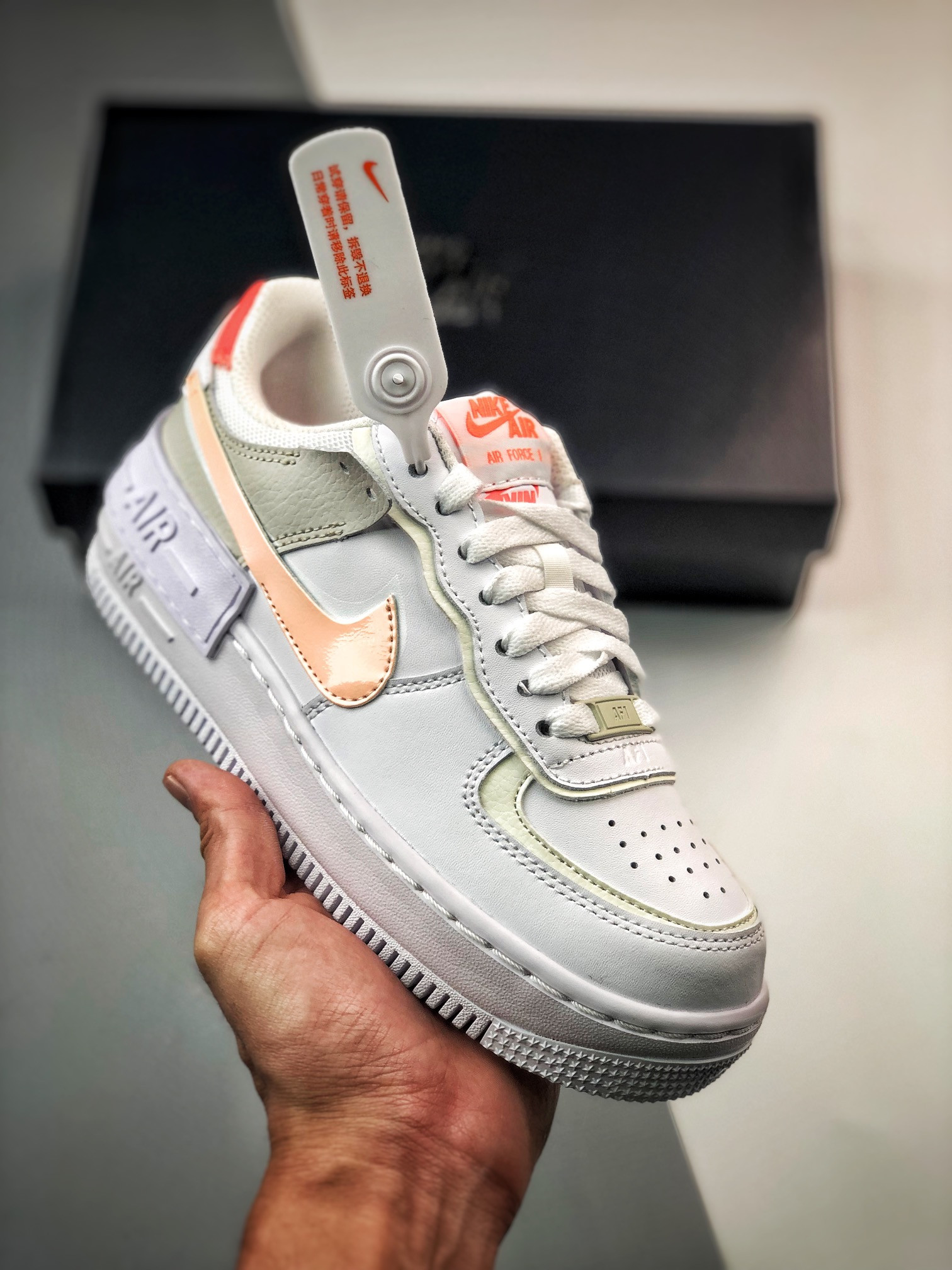 Nike Air Force 1 Low Shadow White Bright Mango For Sale