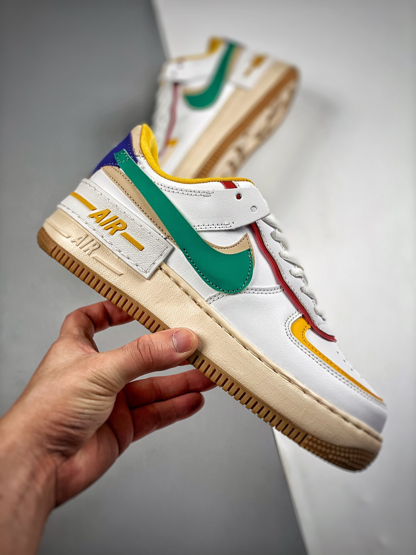 Nike Air Force 1 Low Shadow “White Multi-Color” For Sale