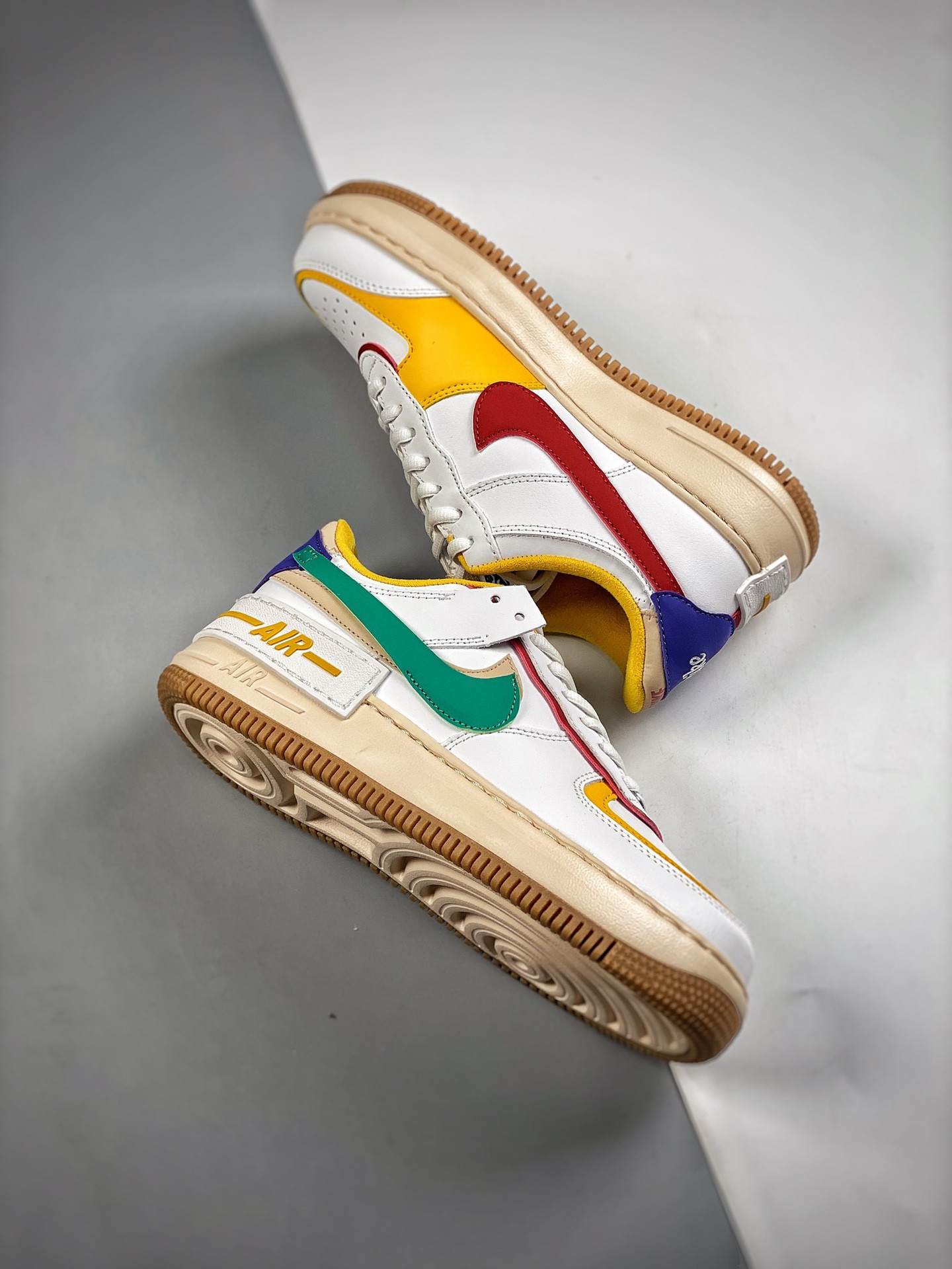 Nike Air Force 1 Low Shadow “White Multi-Color” For Sale