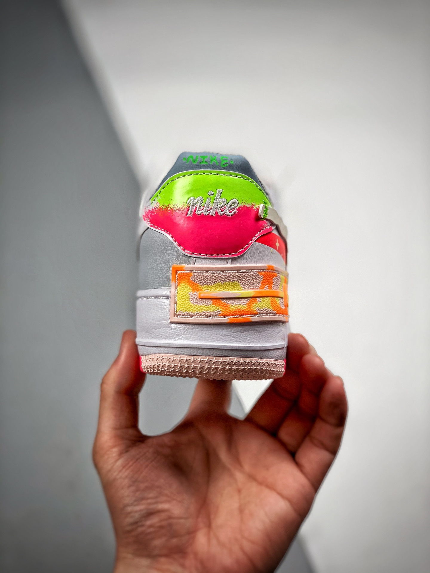 Nike Air Force 1 Low Shadow White Pink Orange For Sale