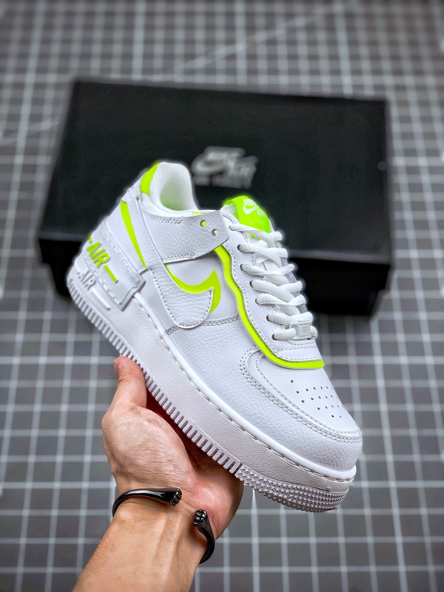 Nike Air Force 1 Low Shadow White Volt For Sale