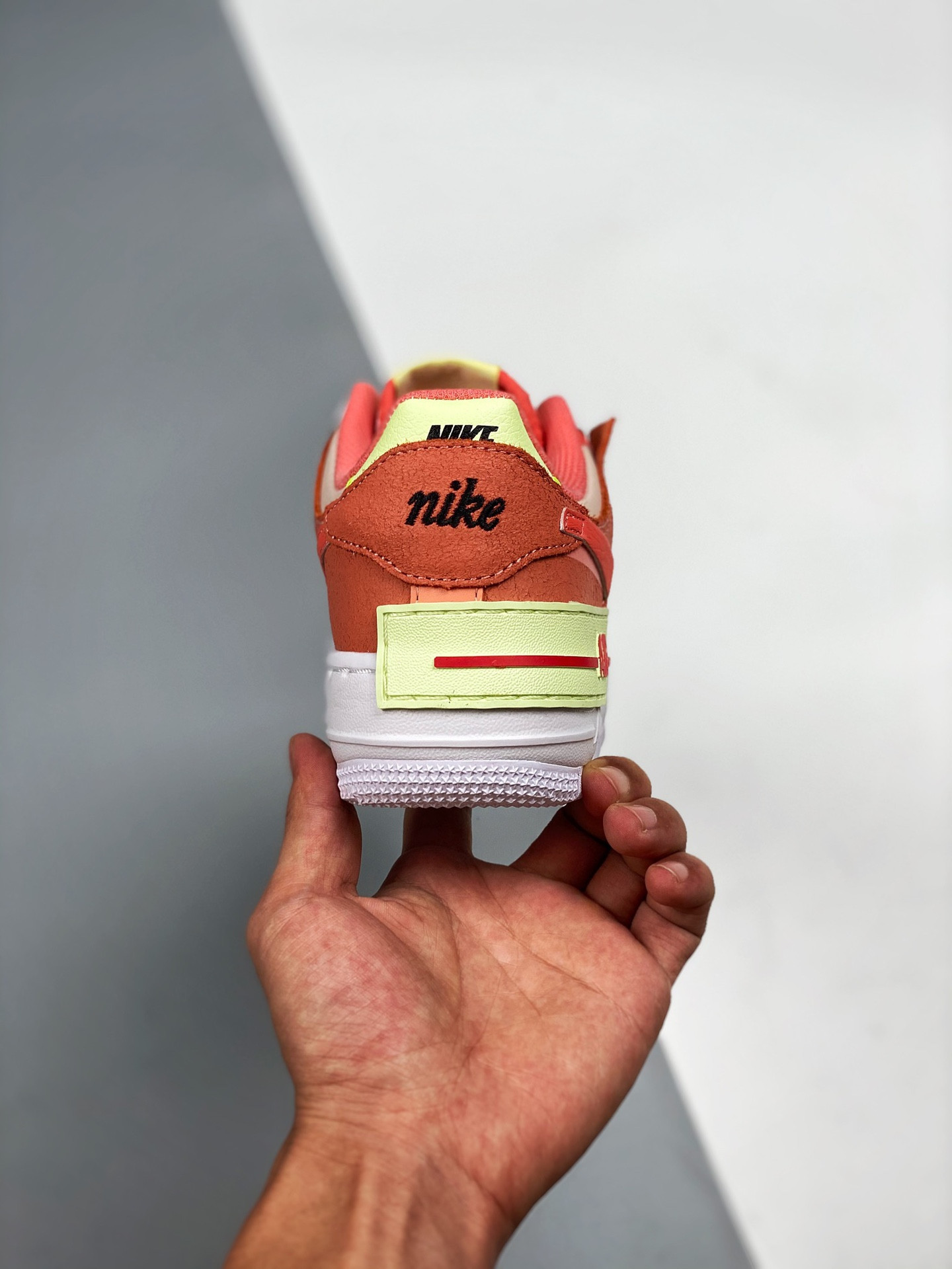 Nike Air Force 1 Low Shadow White/Magic Ember-Crimson Bliss-Lime Ice For Sale