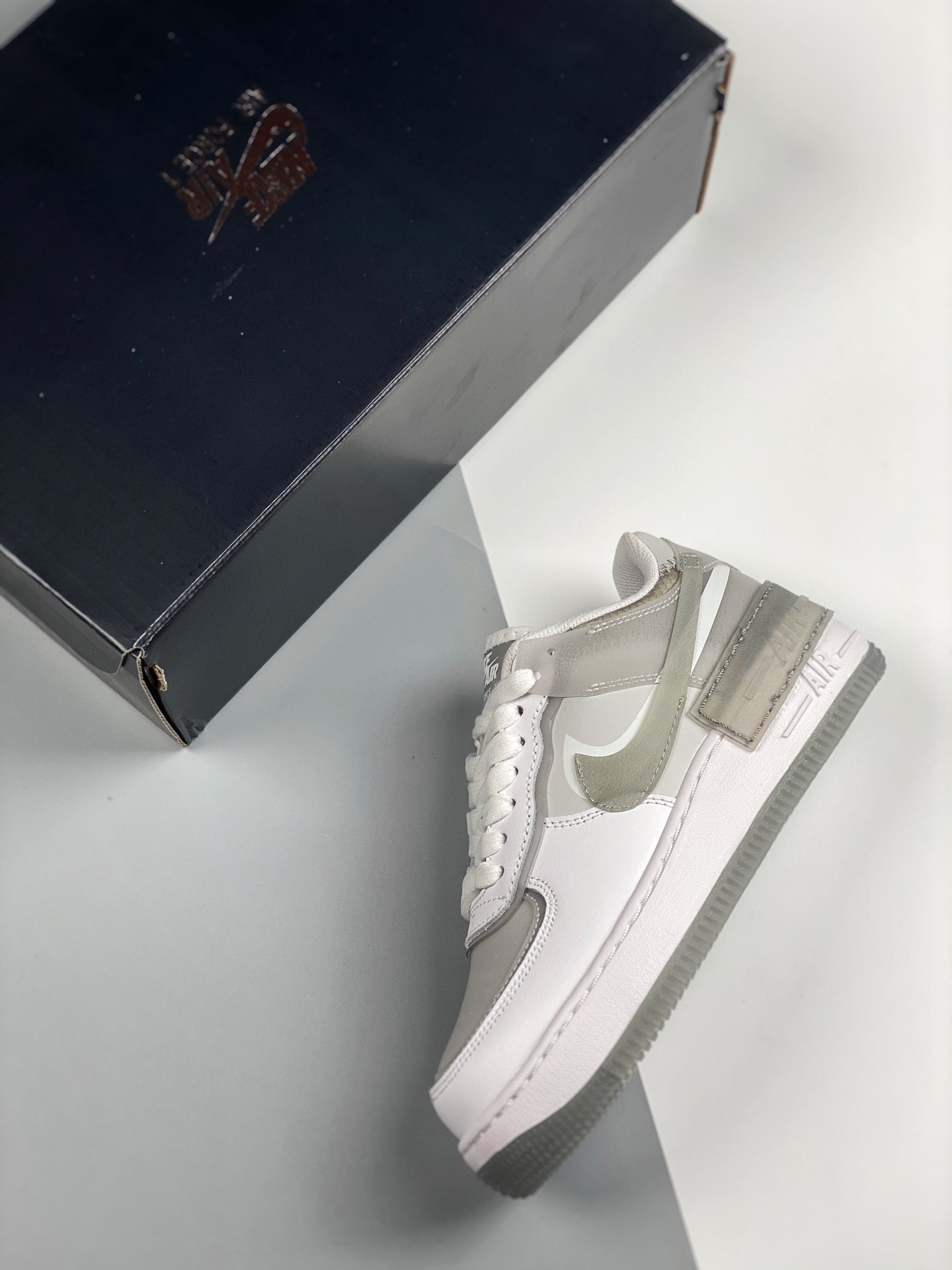Nike Air Force 1 Low Shadow White/Particle Grey-Grey Fog-Photon Dust For Sale