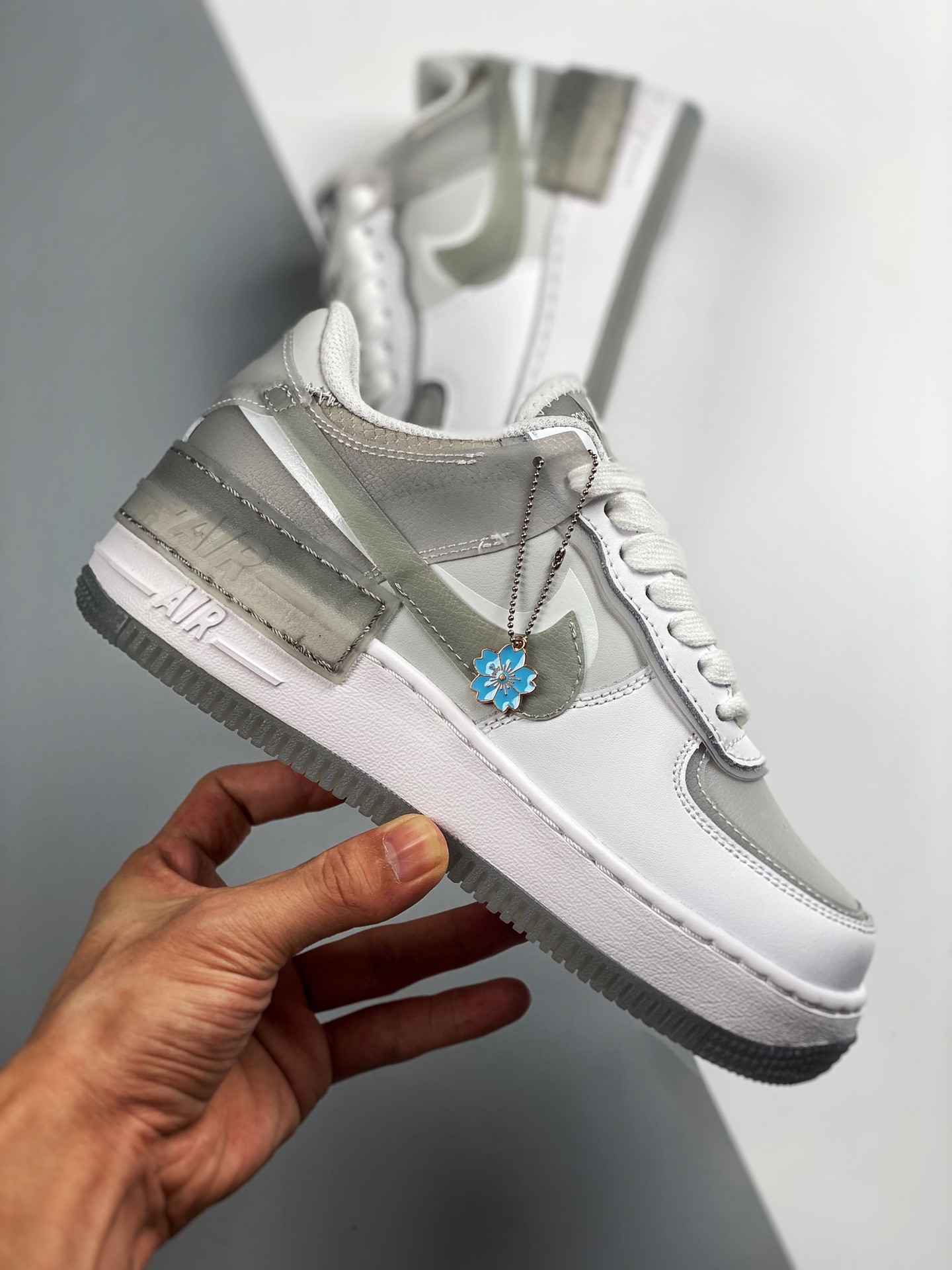 Nike Air Force 1 Low Shadow White/Particle Grey-Grey Fog-Photon Dust For Sale