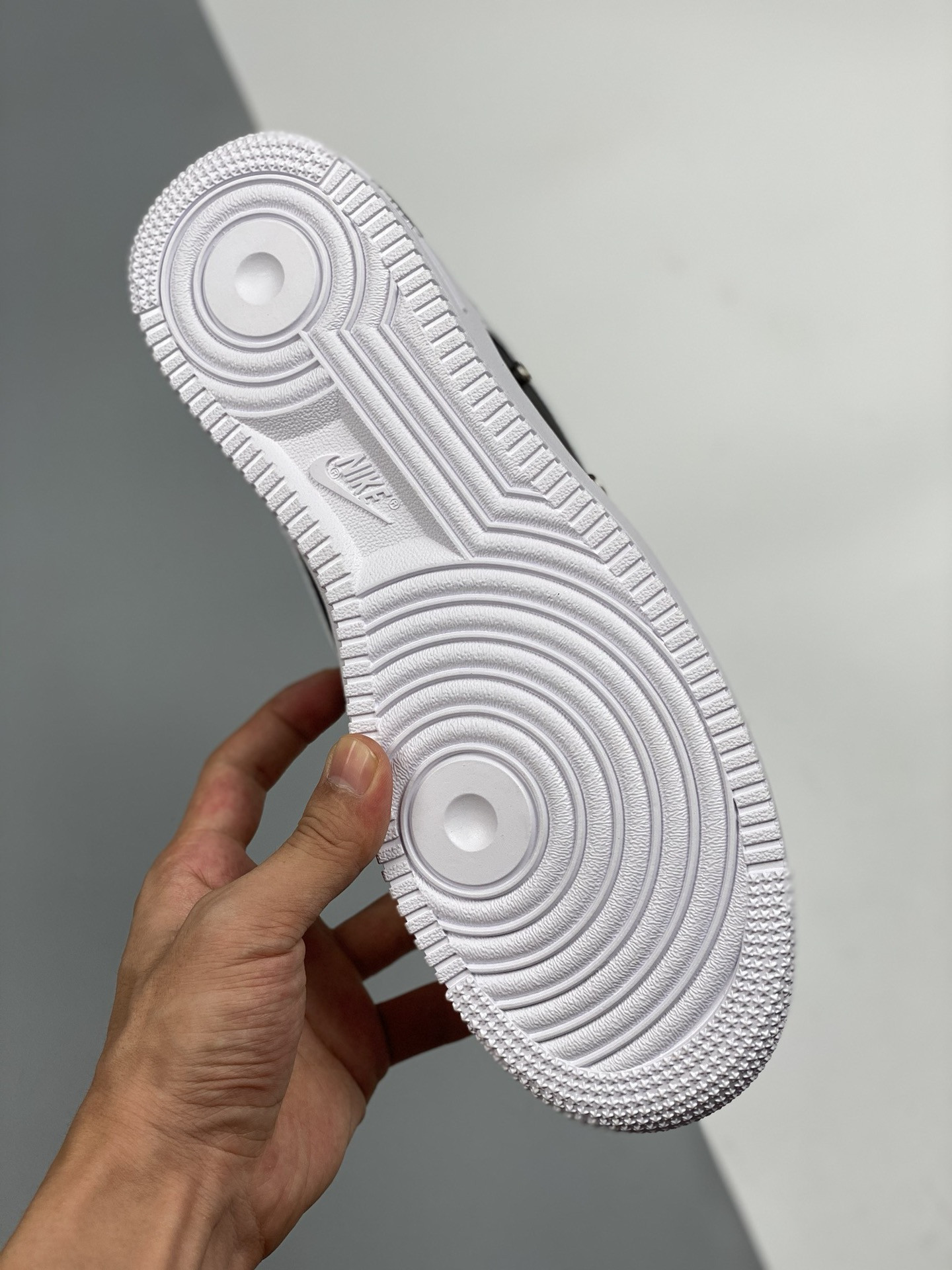Nike Air Force 1 Low Snap Button Bling Black White For Sale