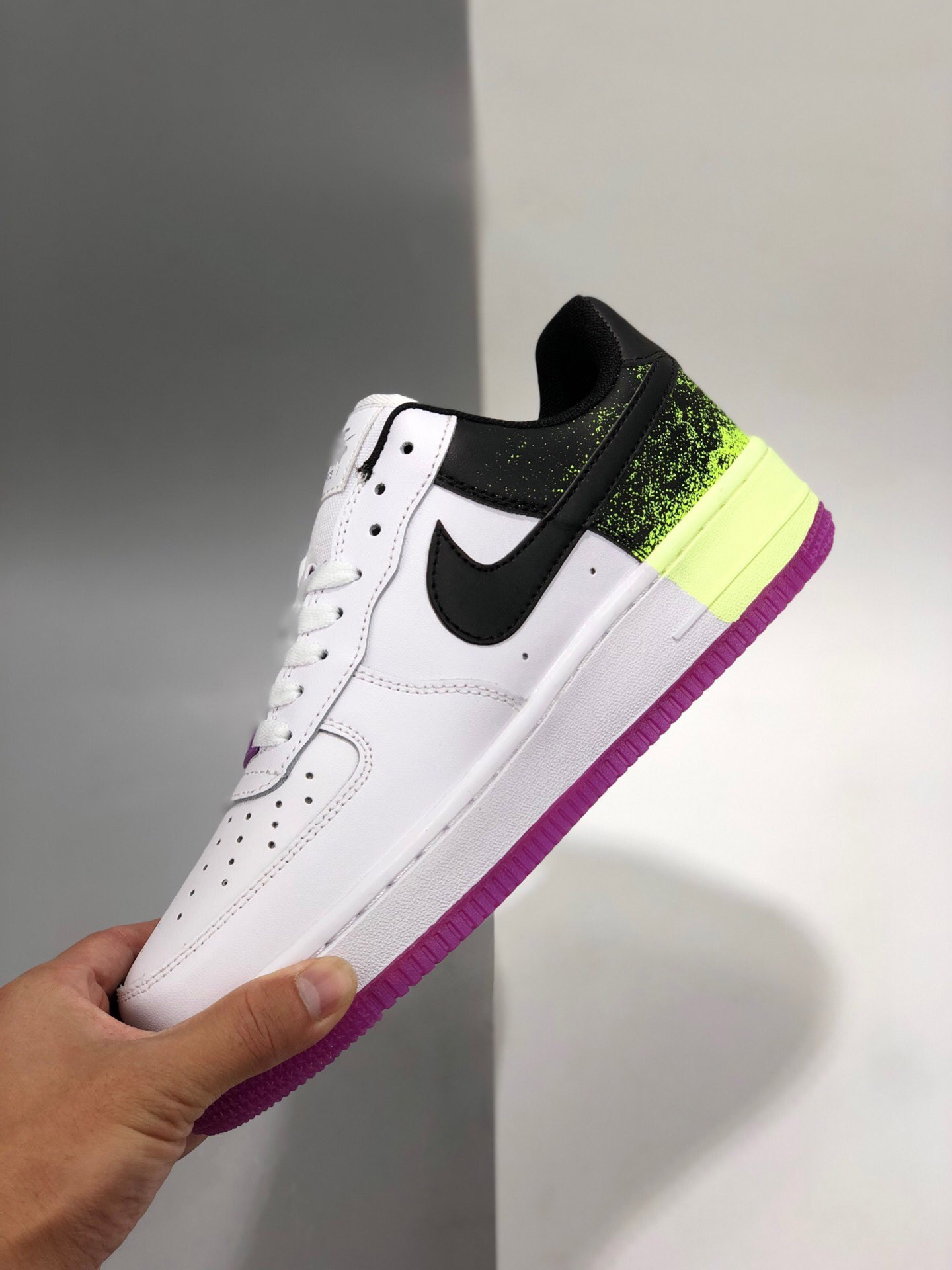 Nike Air Force 1 Low Splatter Barely Volt Fuchsia Glow For Sale