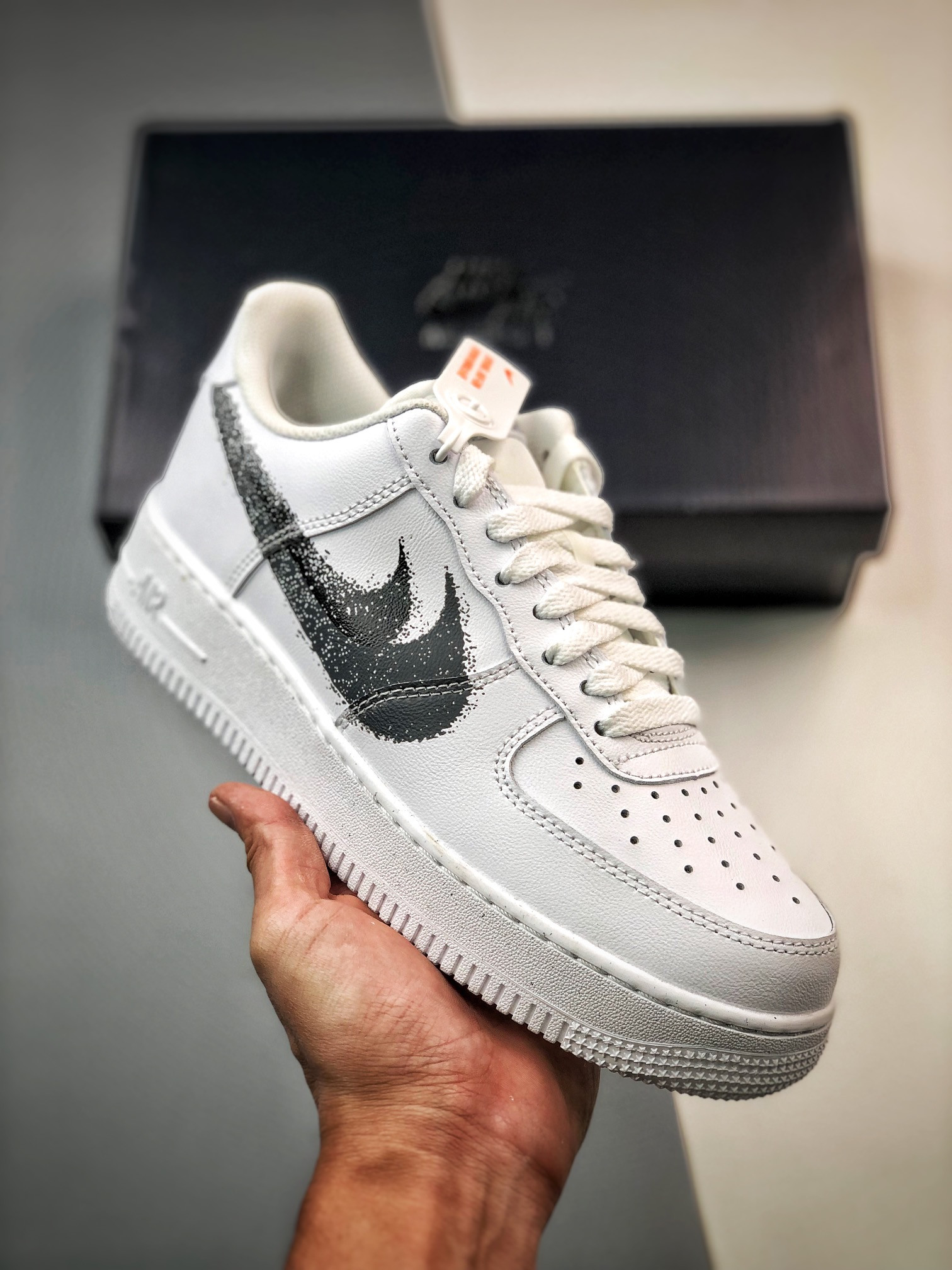 Nike Air Force 1 Low Spray Paint Swooshes For Sale