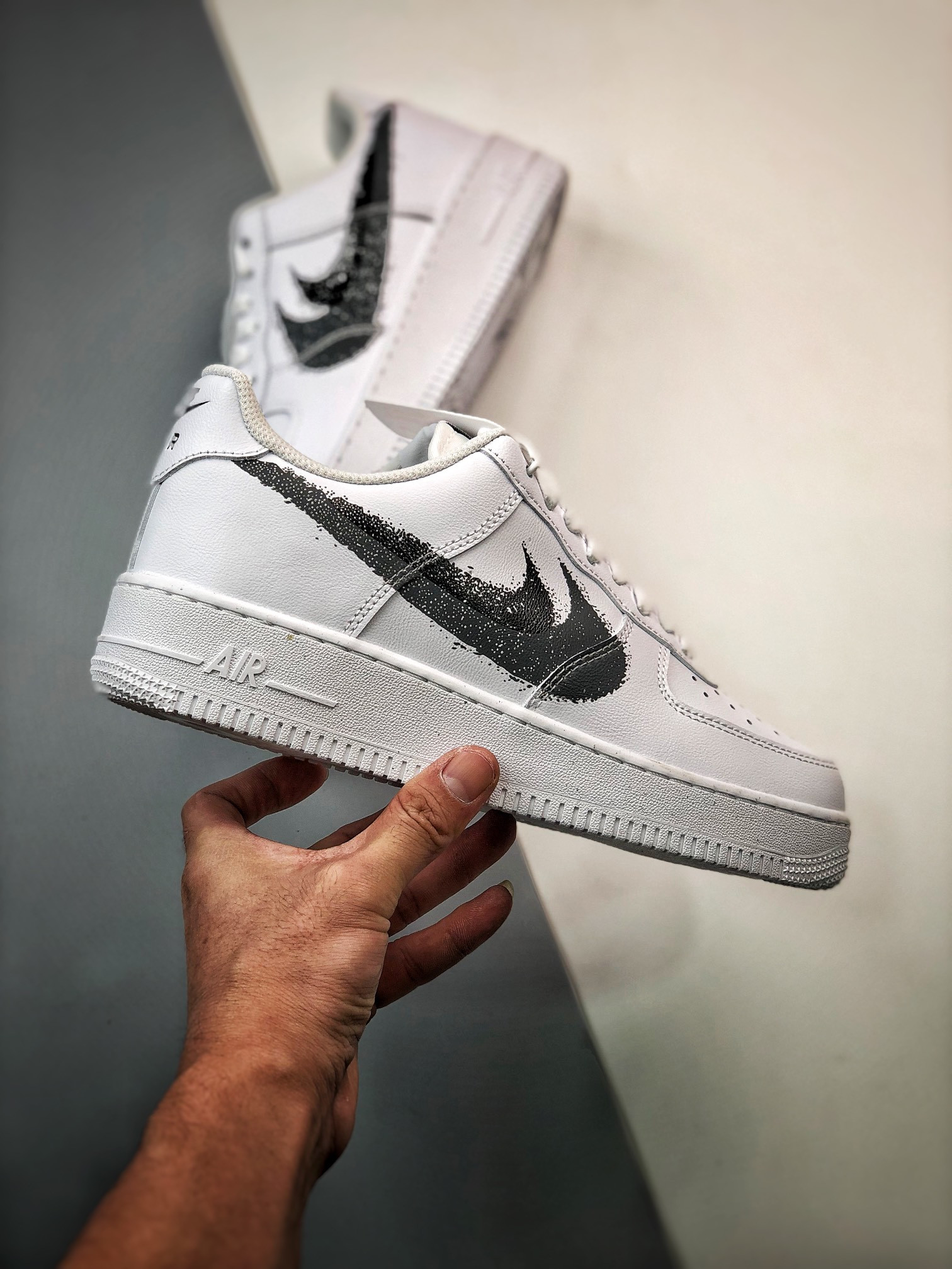 Nike Air Force 1 Low Spray Paint Swooshes For Sale