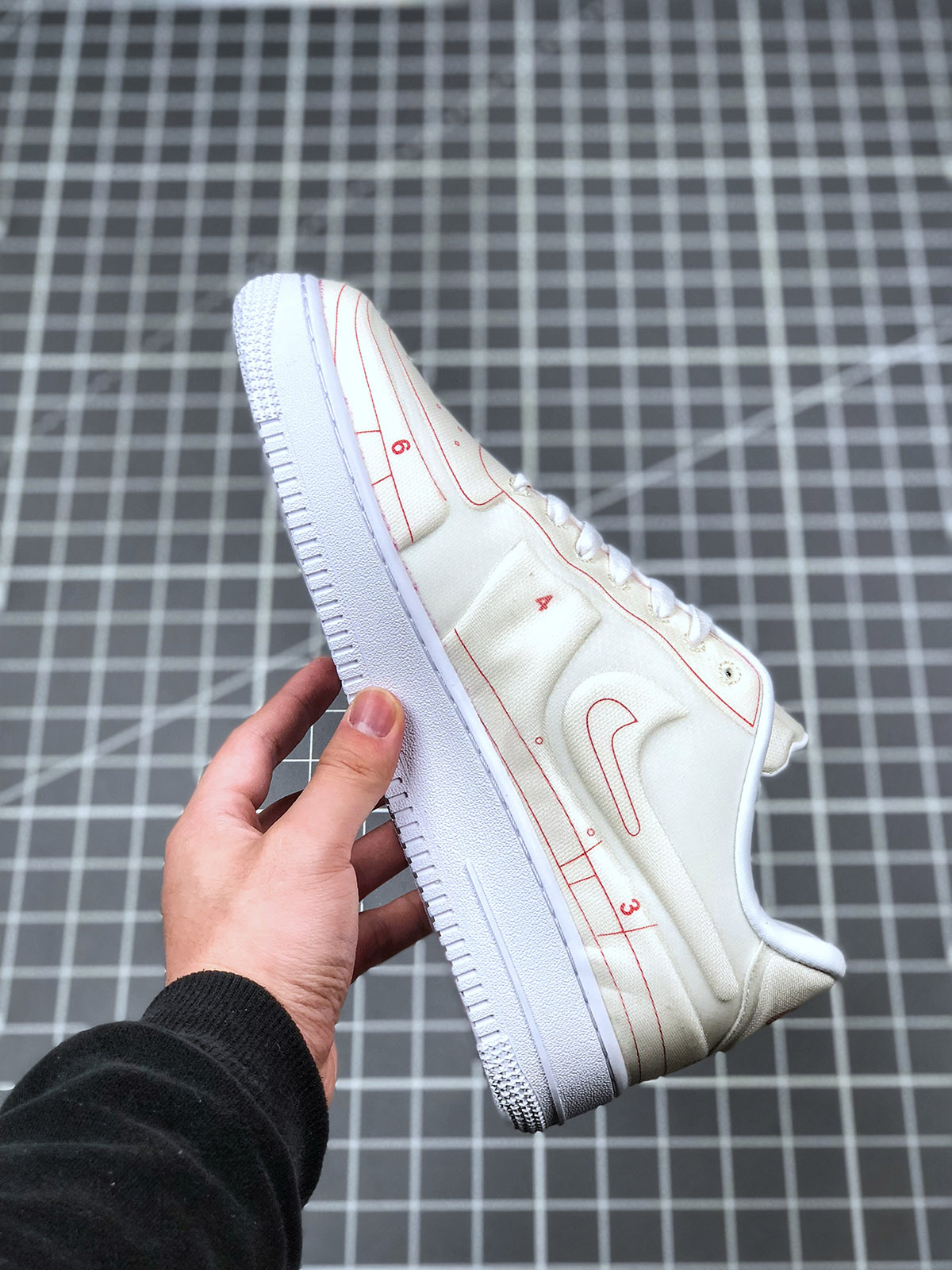 Nike Air Force 1 Low Summit White/University Red For Sale