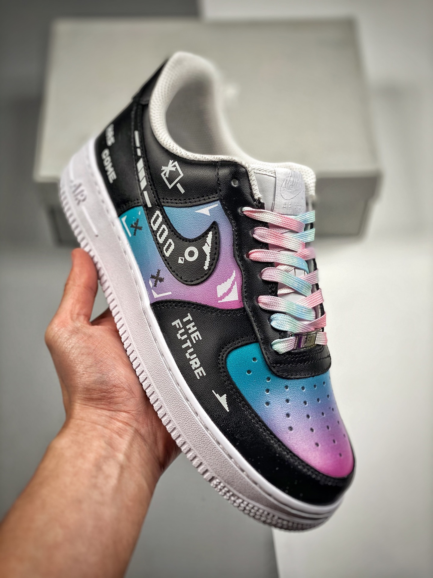 Nike Air Force 1 Low “The Future” Black/Multi For Sale