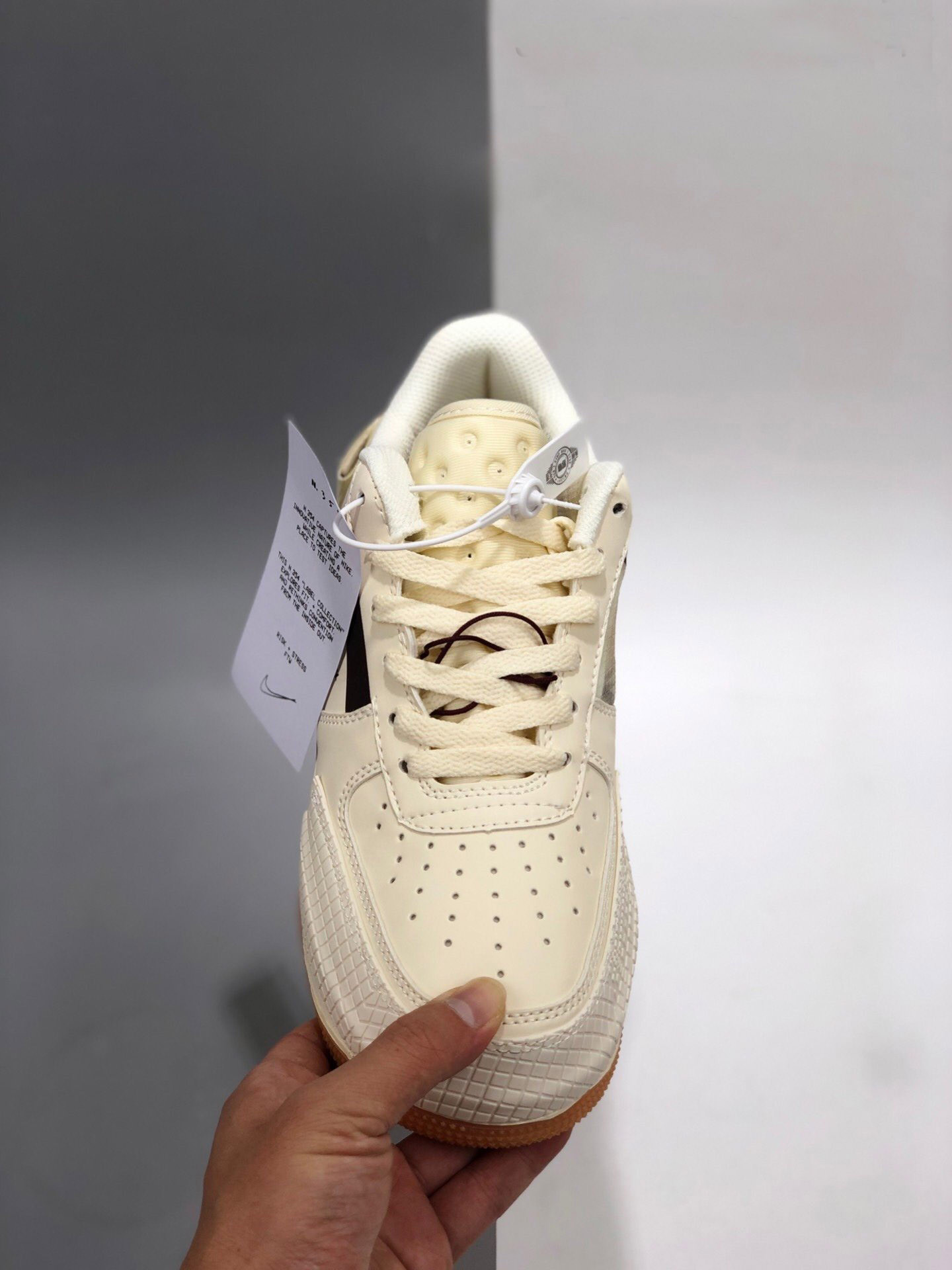 Nike Air Force 1 Low Type Sail/Light Ivory-Earth Brown For Sale