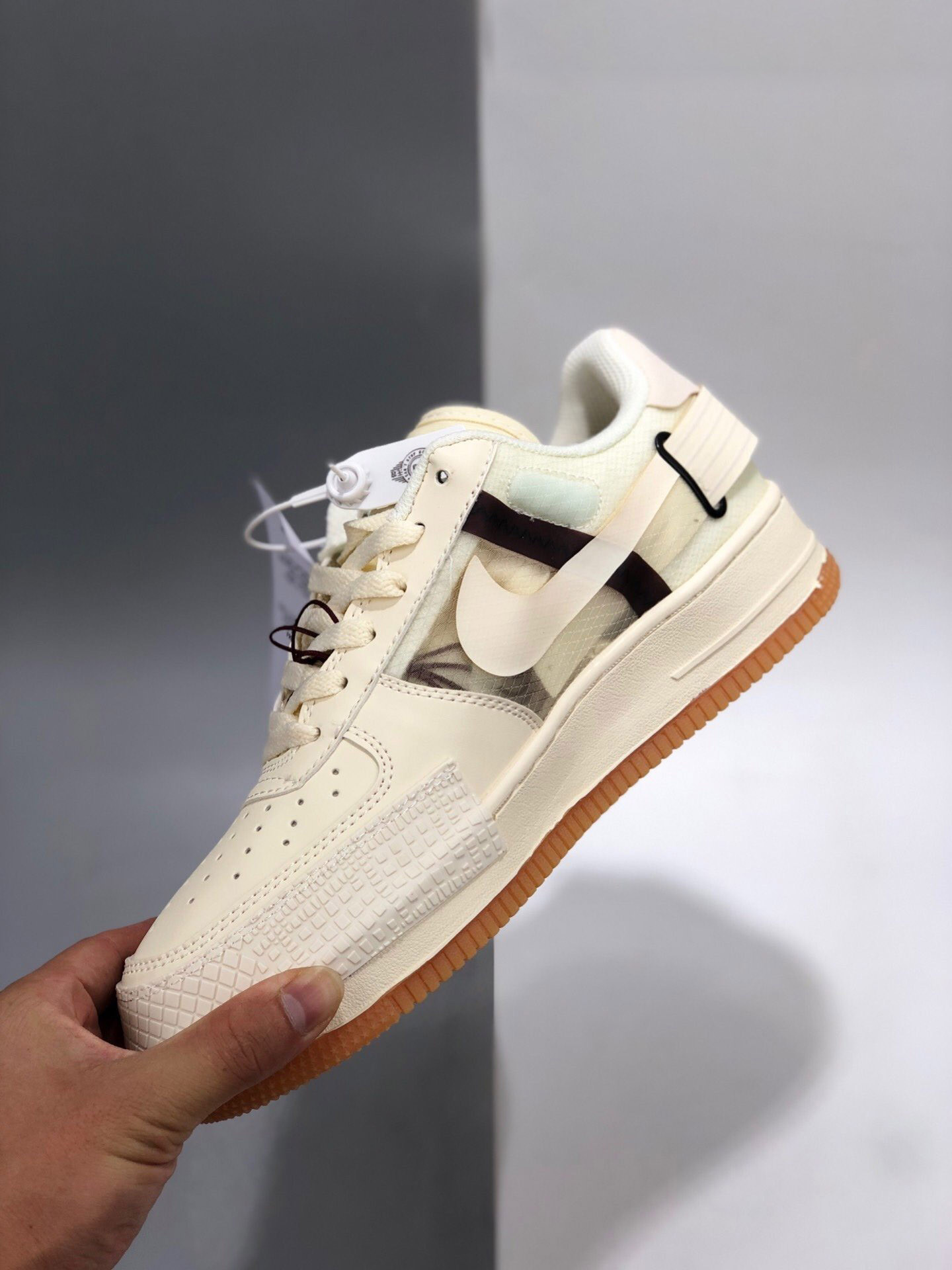 Nike Air Force 1 Low Type Sail/Light Ivory-Earth Brown For Sale