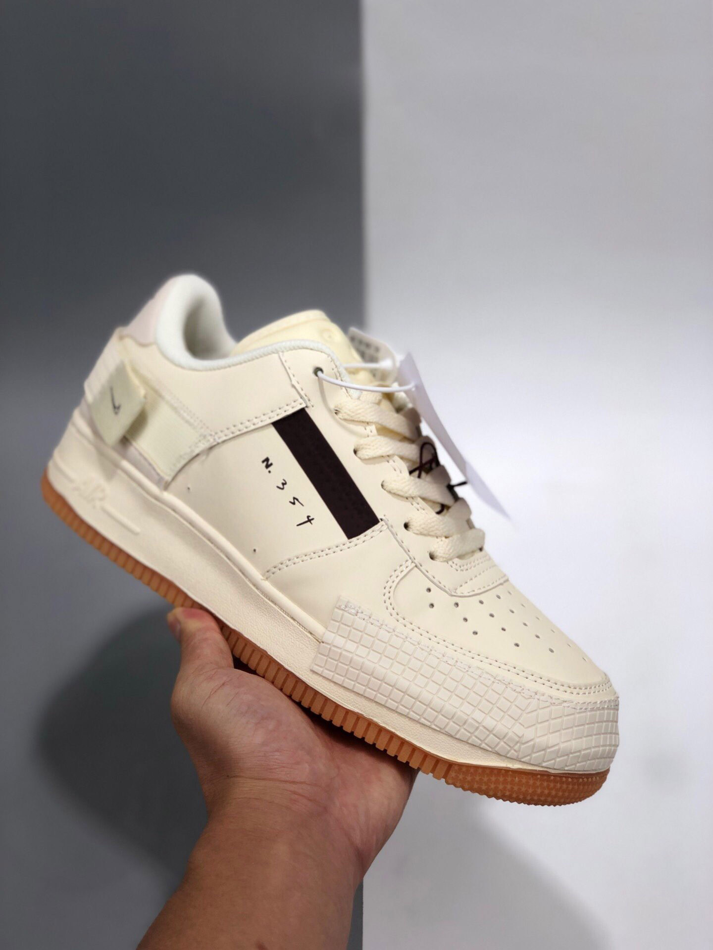 Nike Air Force 1 Low Type Sail/Light Ivory-Earth Brown For Sale