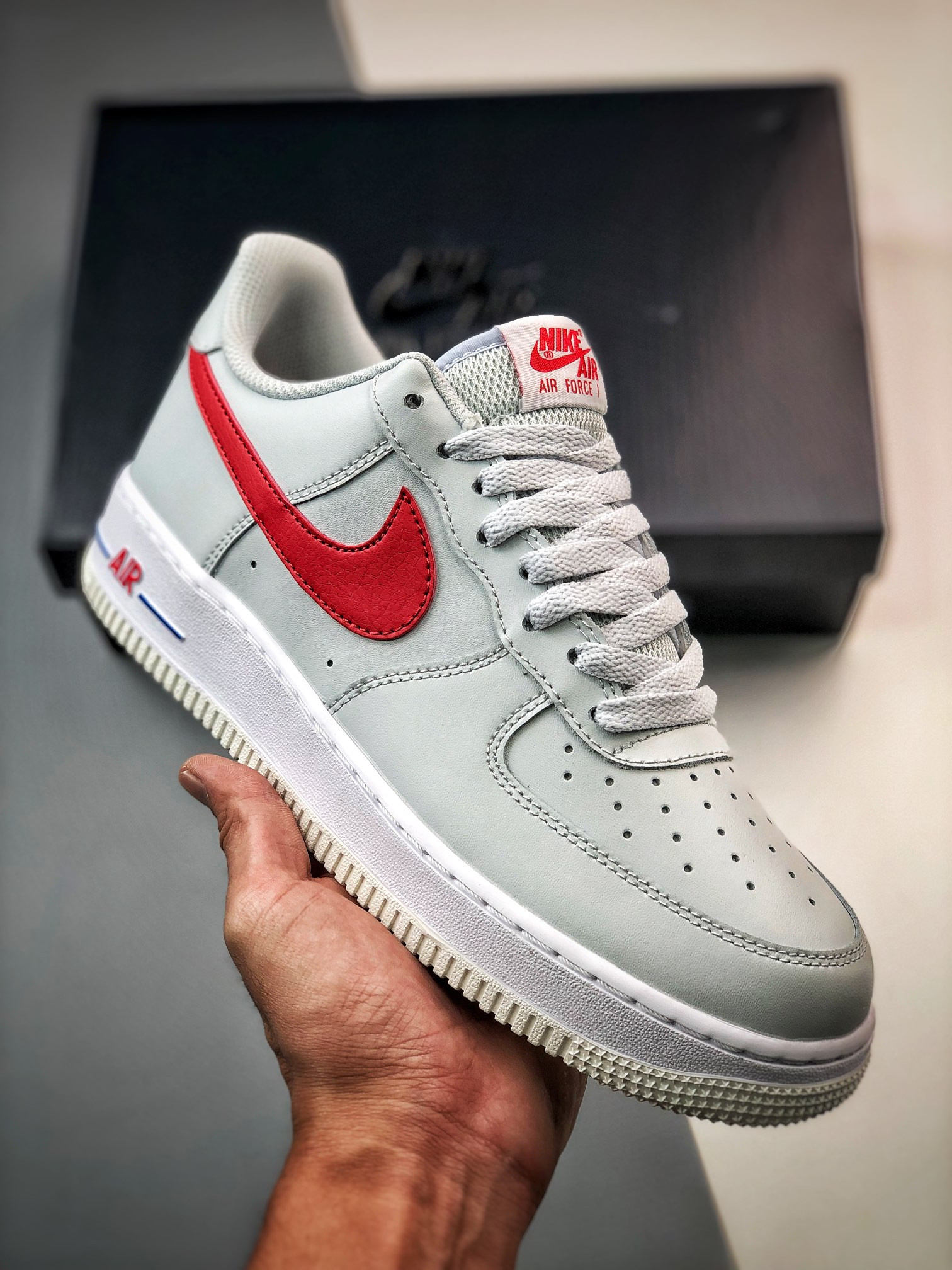 Nike Air Force 1 Low USA White/Red-Blue For Sale