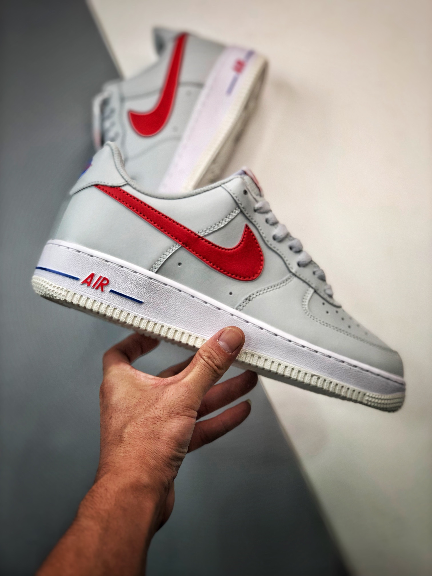 Nike Air Force 1 Low USA White/Red-Blue For Sale