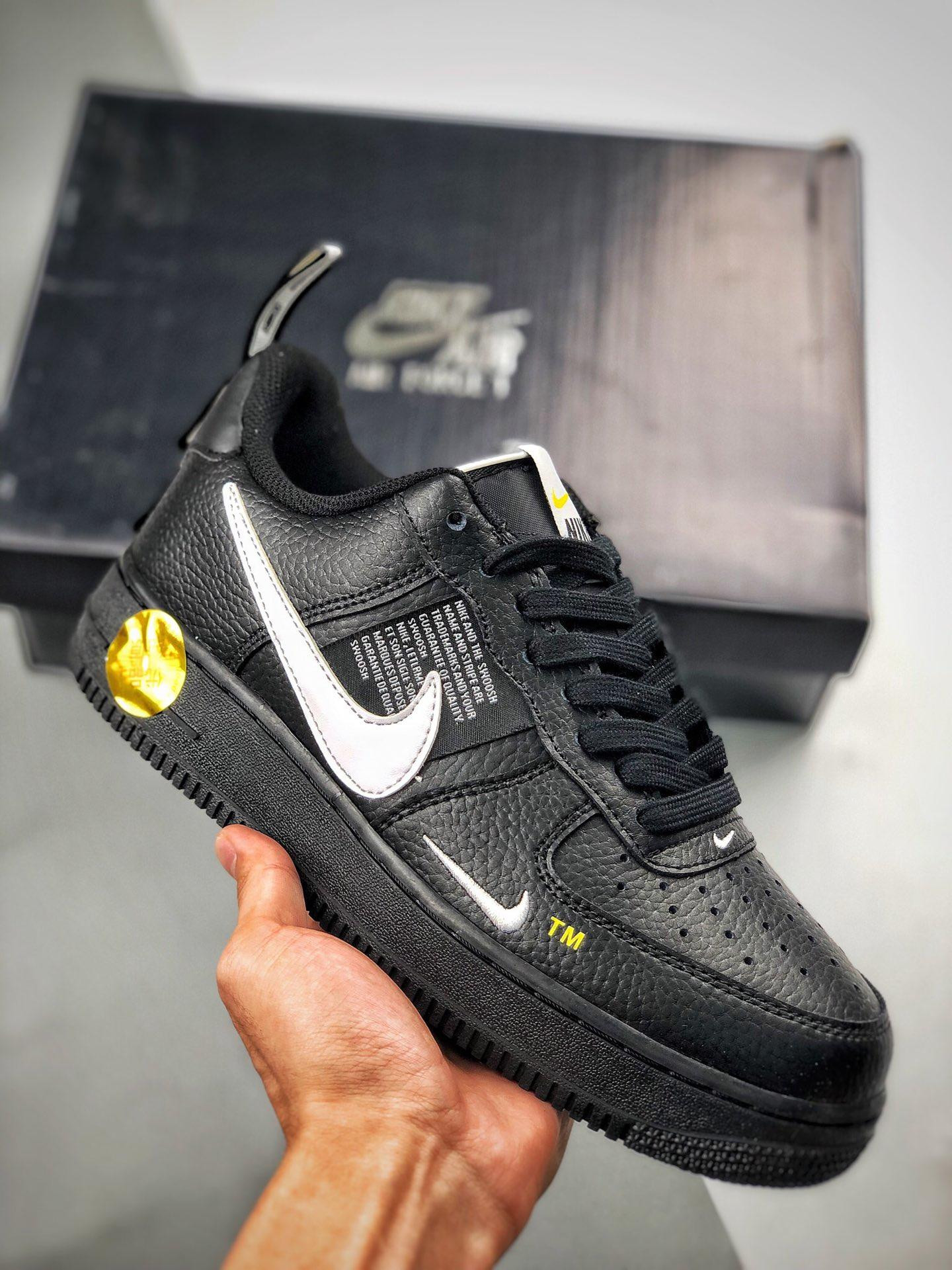 Nike Air Force 1 Low Utility Black For Sale