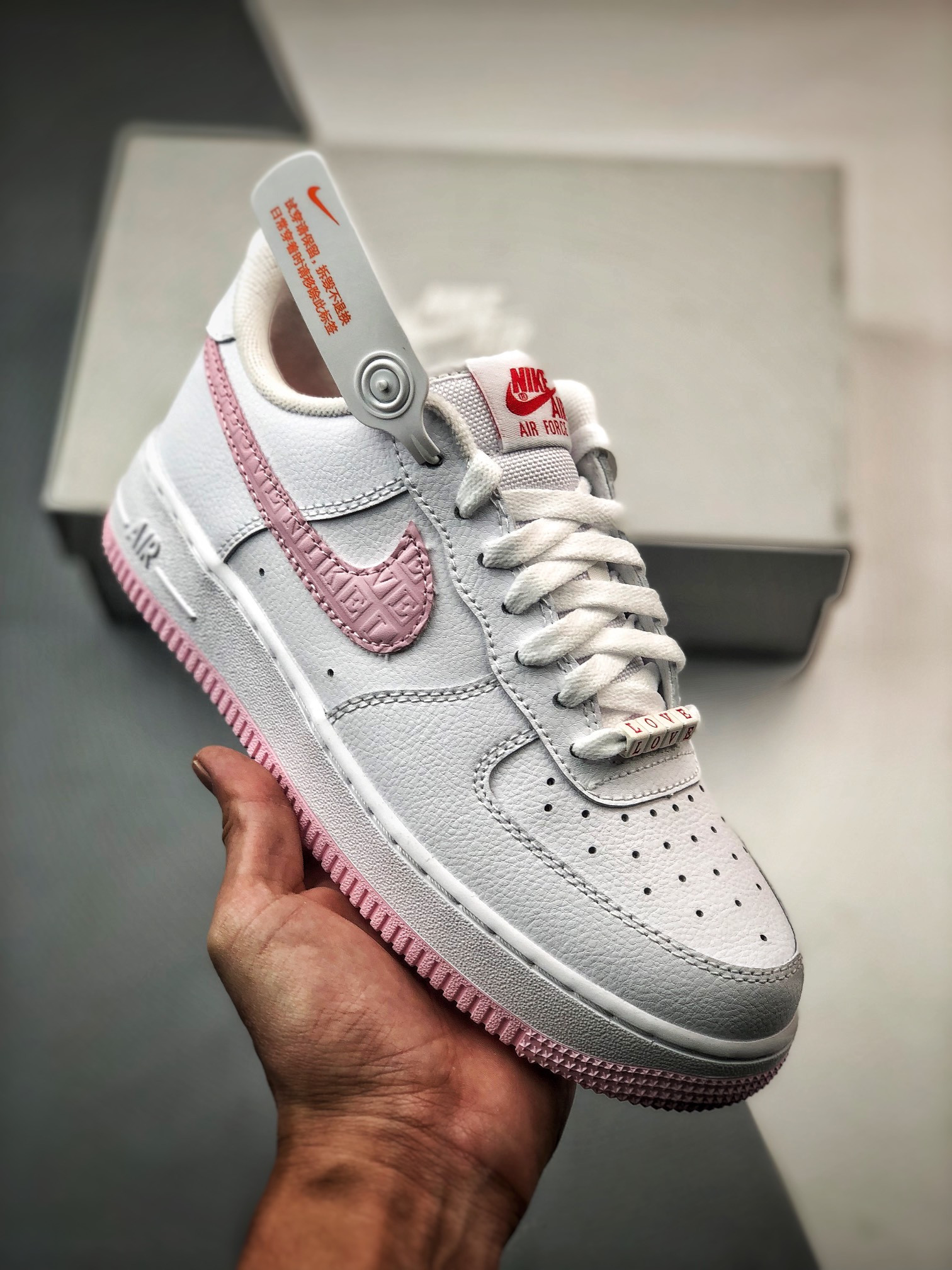 Nike Air Force 1 Low ‘Valentine’s Day 2022’ White/Atmosphere For Sale