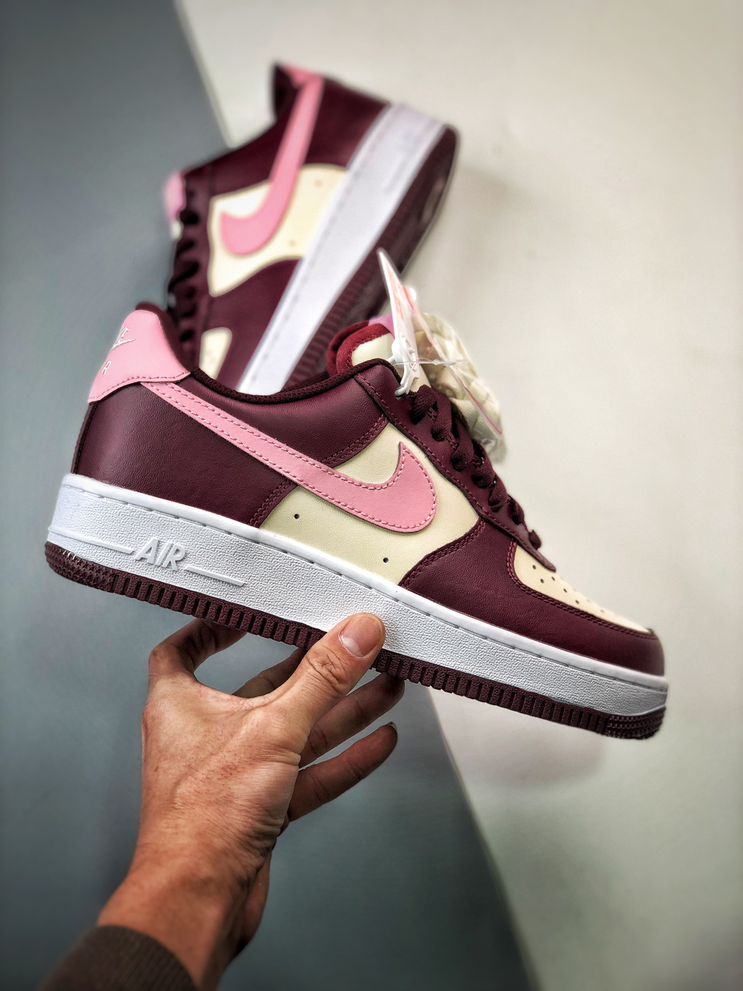 Nike Air Force 1 Low Valentine’s Day Maroon For Sale