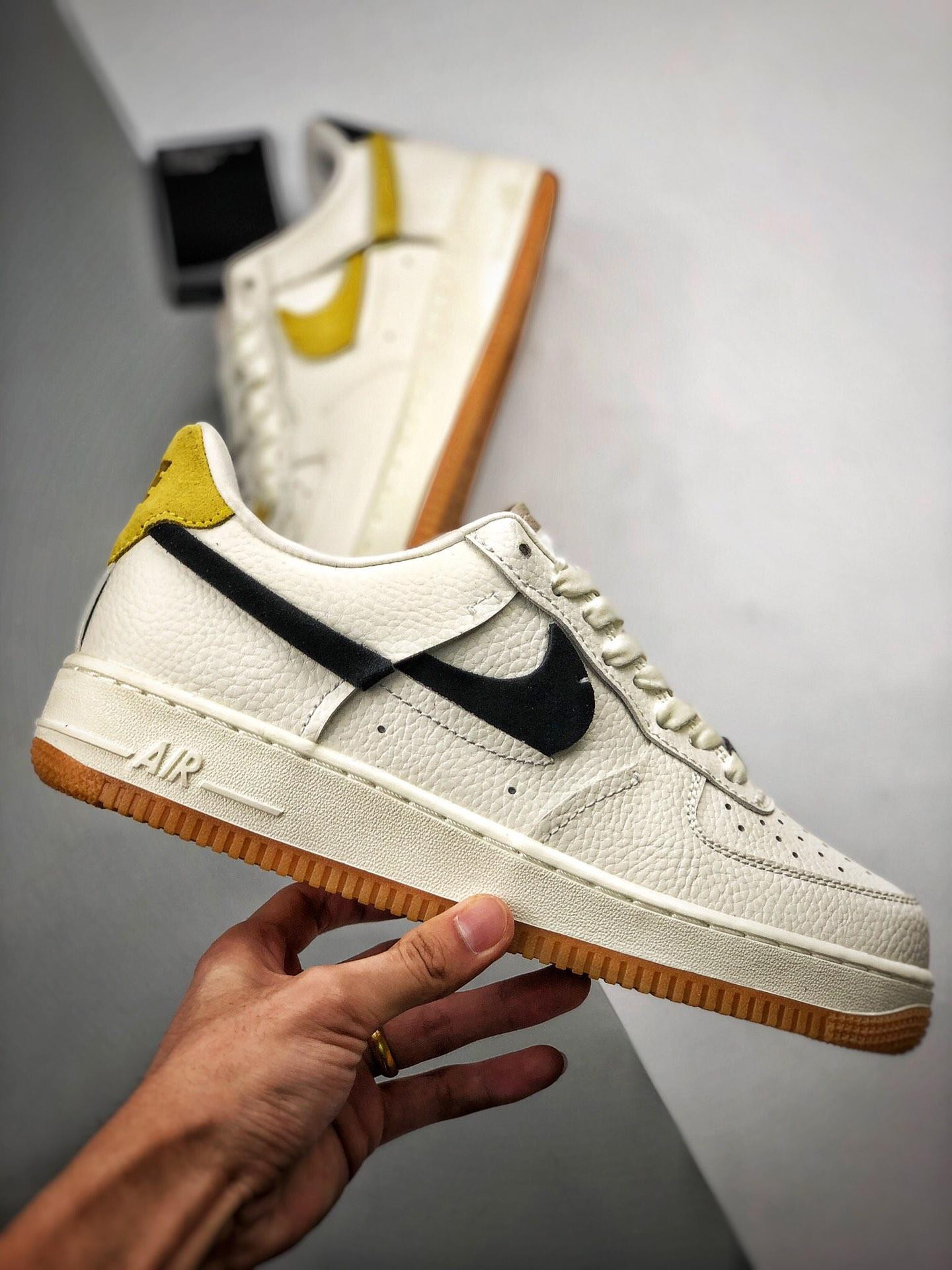 Nike Air Force 1 Low ‘Vandalized’ Sail/Black-Chrome For Sale