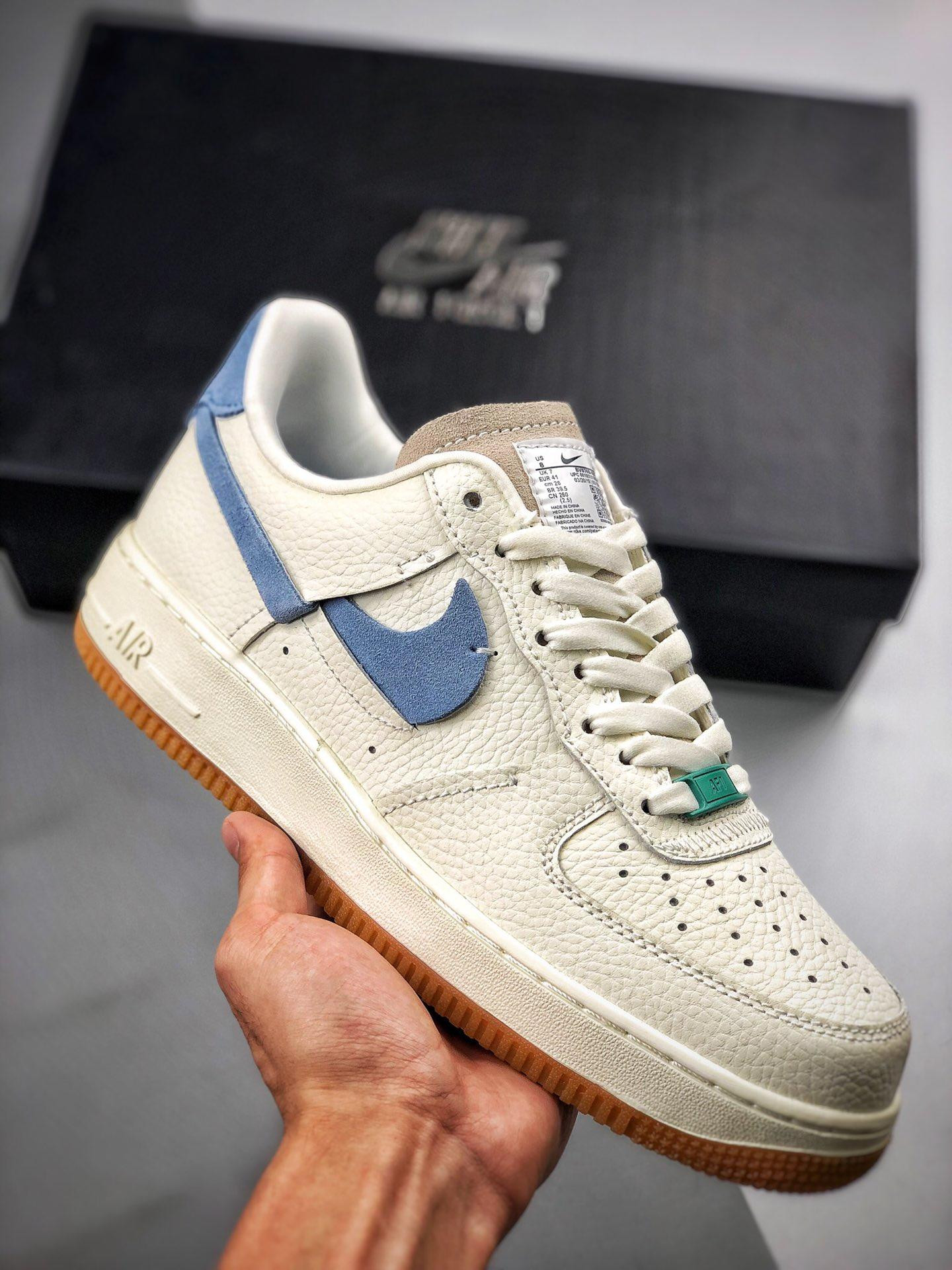 Nike Air Force 1 Low ‘Vandalized’ Sail/Green-Light Blue For Sale