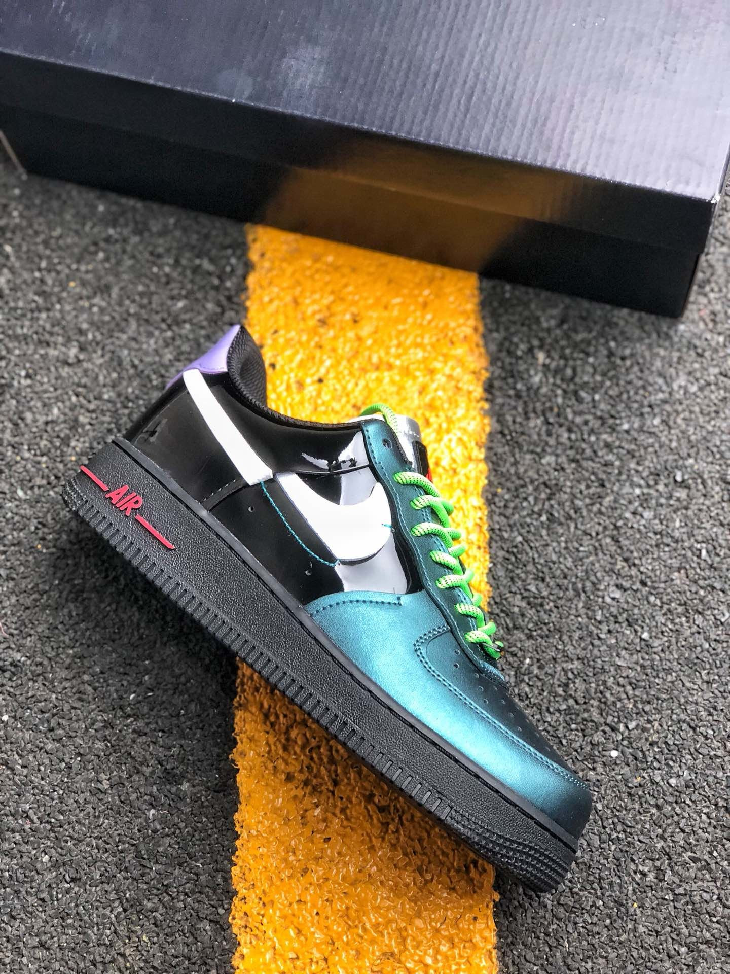 Nike Air Force 1 Low Vandalized With An Iridescent Finish